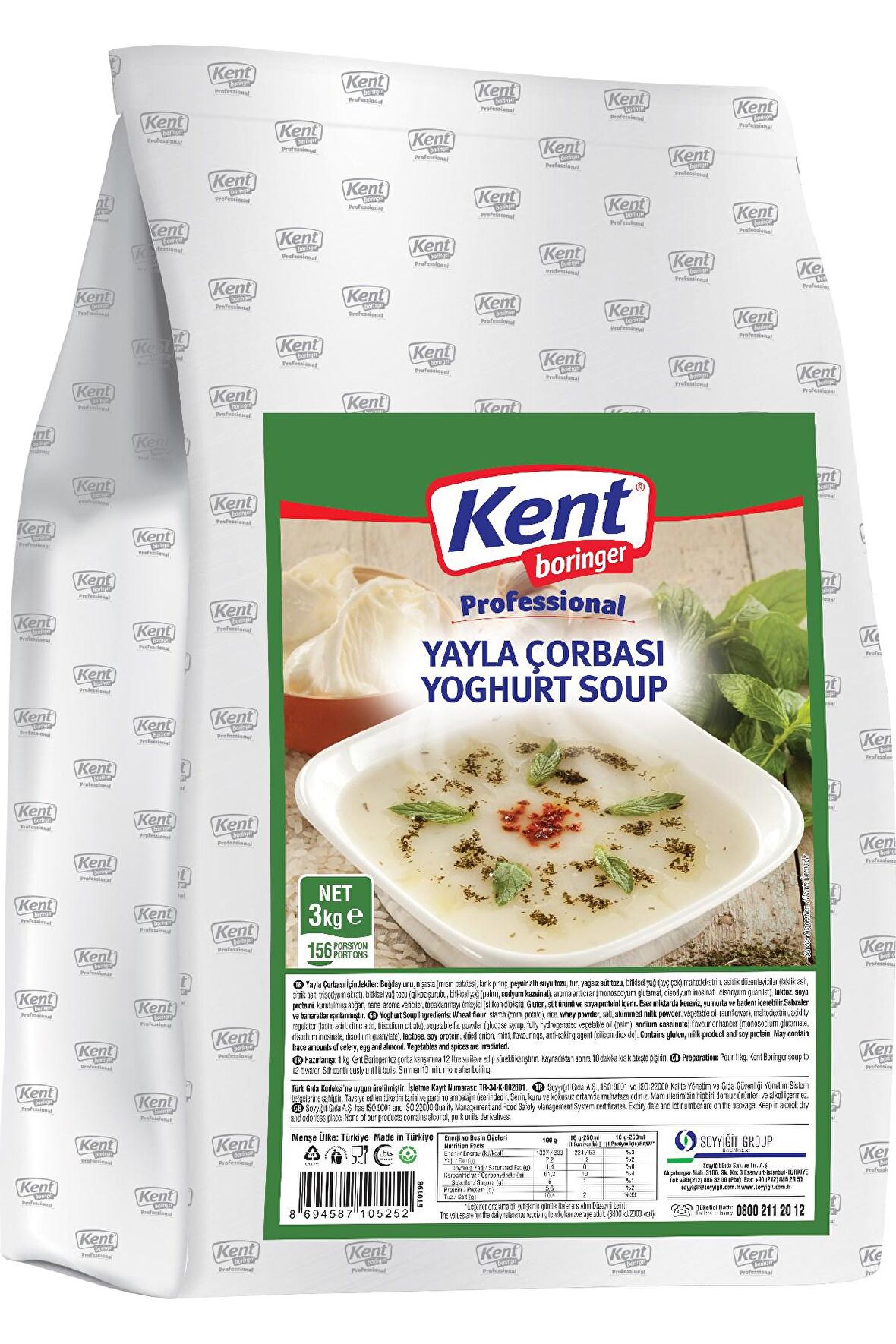 KB Professional Yayla Çorbası 3 Kg