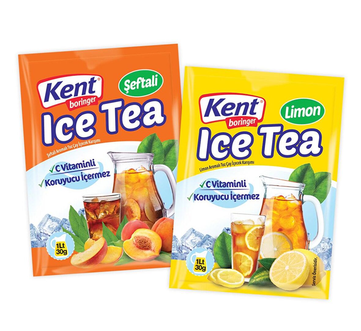 Ice Tea Şeftali-Limon Aromalı 30G 2'Li Paket*6 Adet