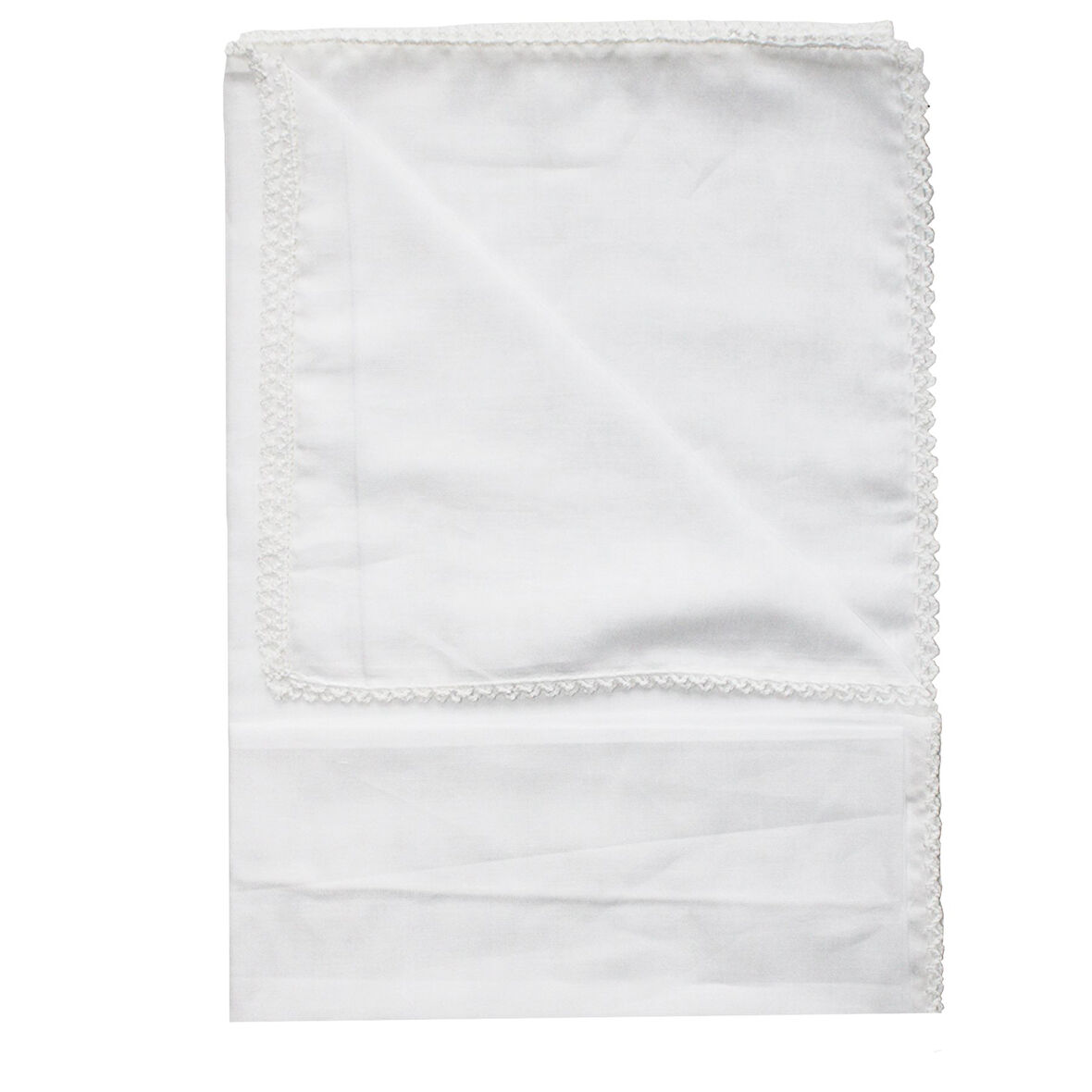 Beyaz Biyeli Yüz Örtüsü