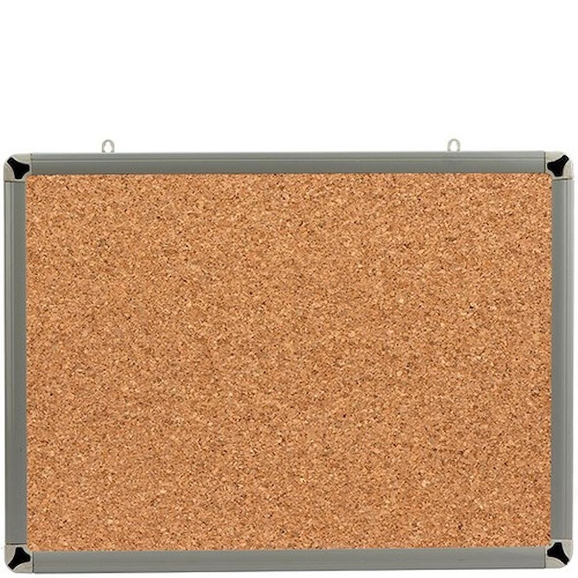 AKYAZI 45x60 ALÜMİNYUM ÇERÇEVE DUVARA MONTE MANTAR PANO (0142)