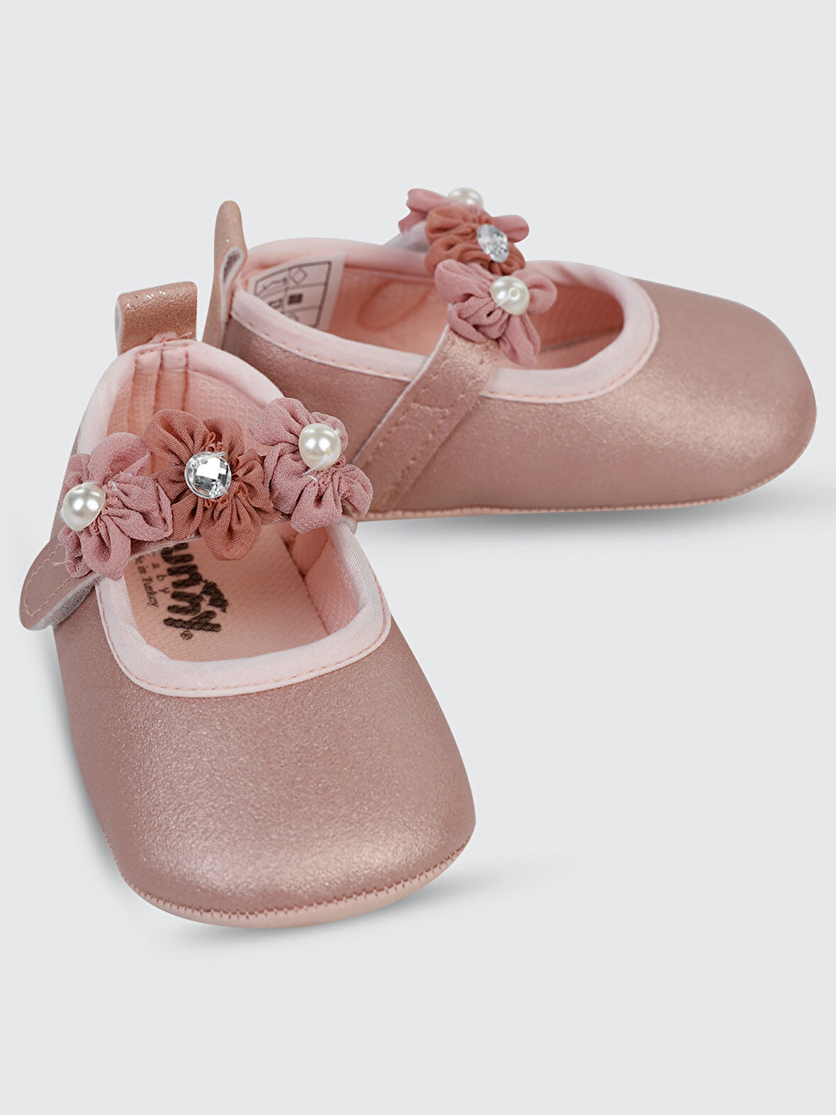 Starteach Kız Bebek Patik 17-19 Numara Pudra