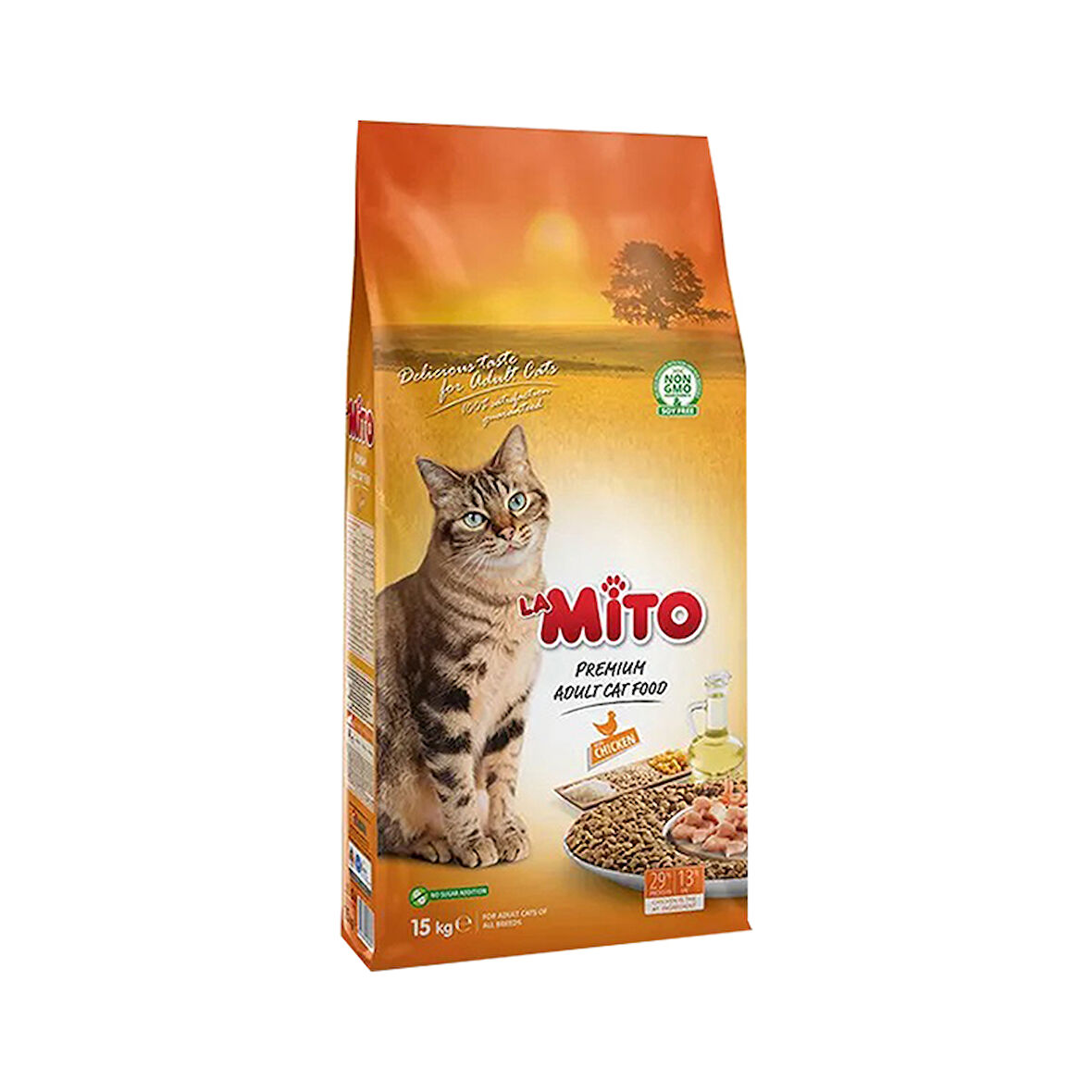 Mito Premium Tavuk Etli Yetişkin Kedi Maması (15 kg)