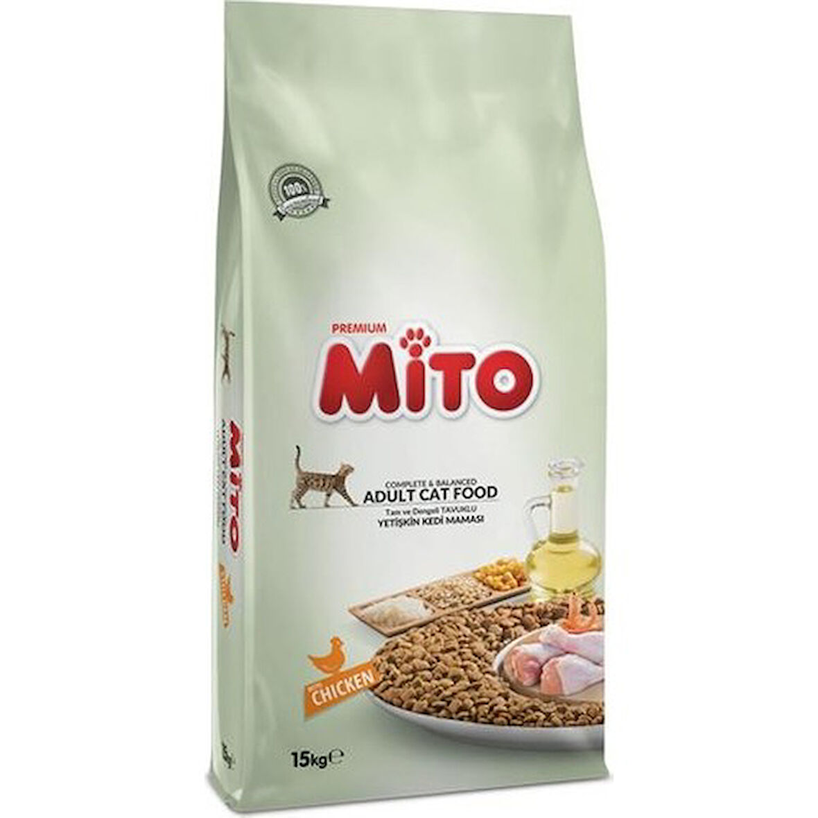 Mito Adult Cat Tavuklu Yetişkin Kedi Maması 15 kg