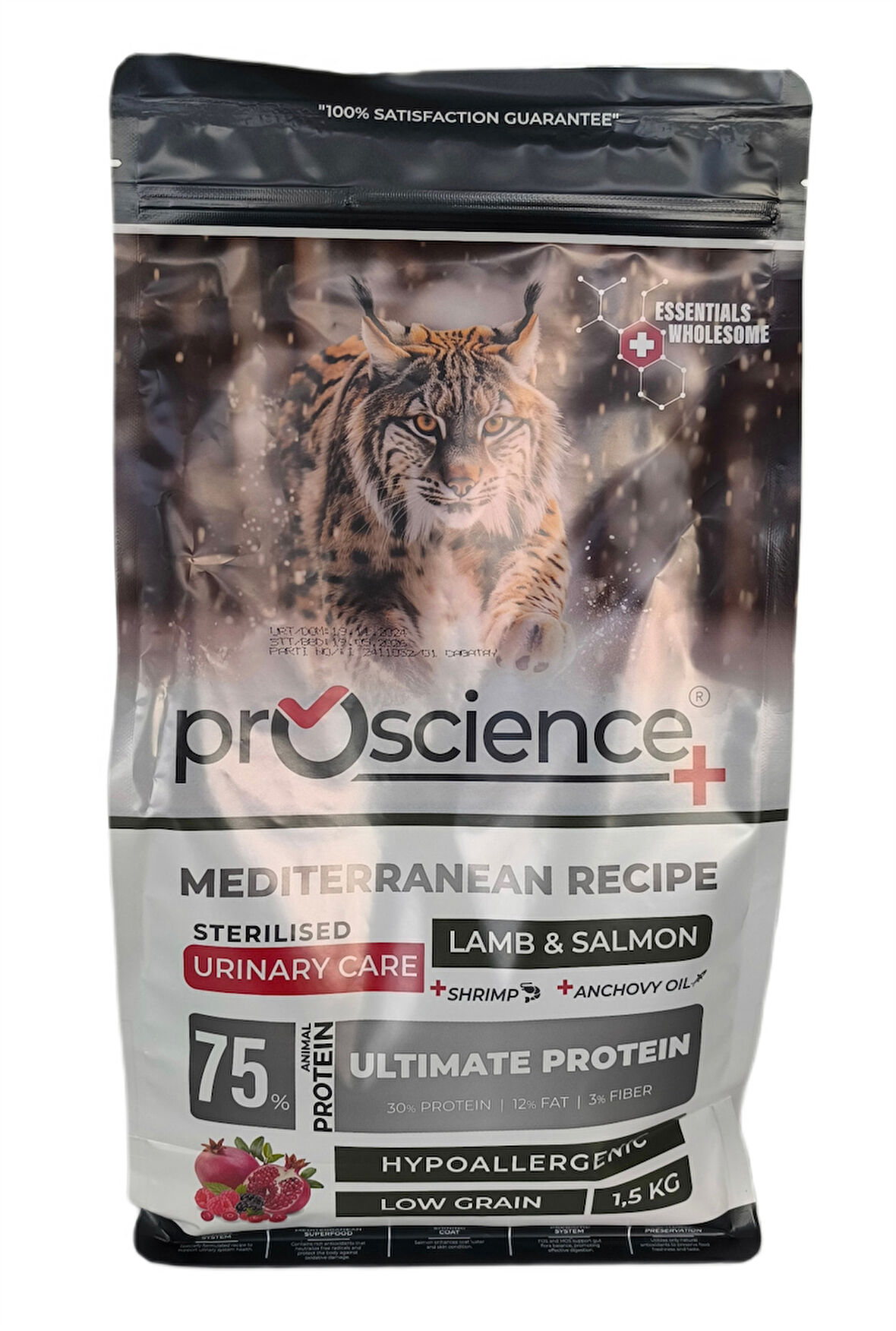 Pro Science Yetişkin Kısır Kuzu Somon Etli Kedi Maması 1,5 kg