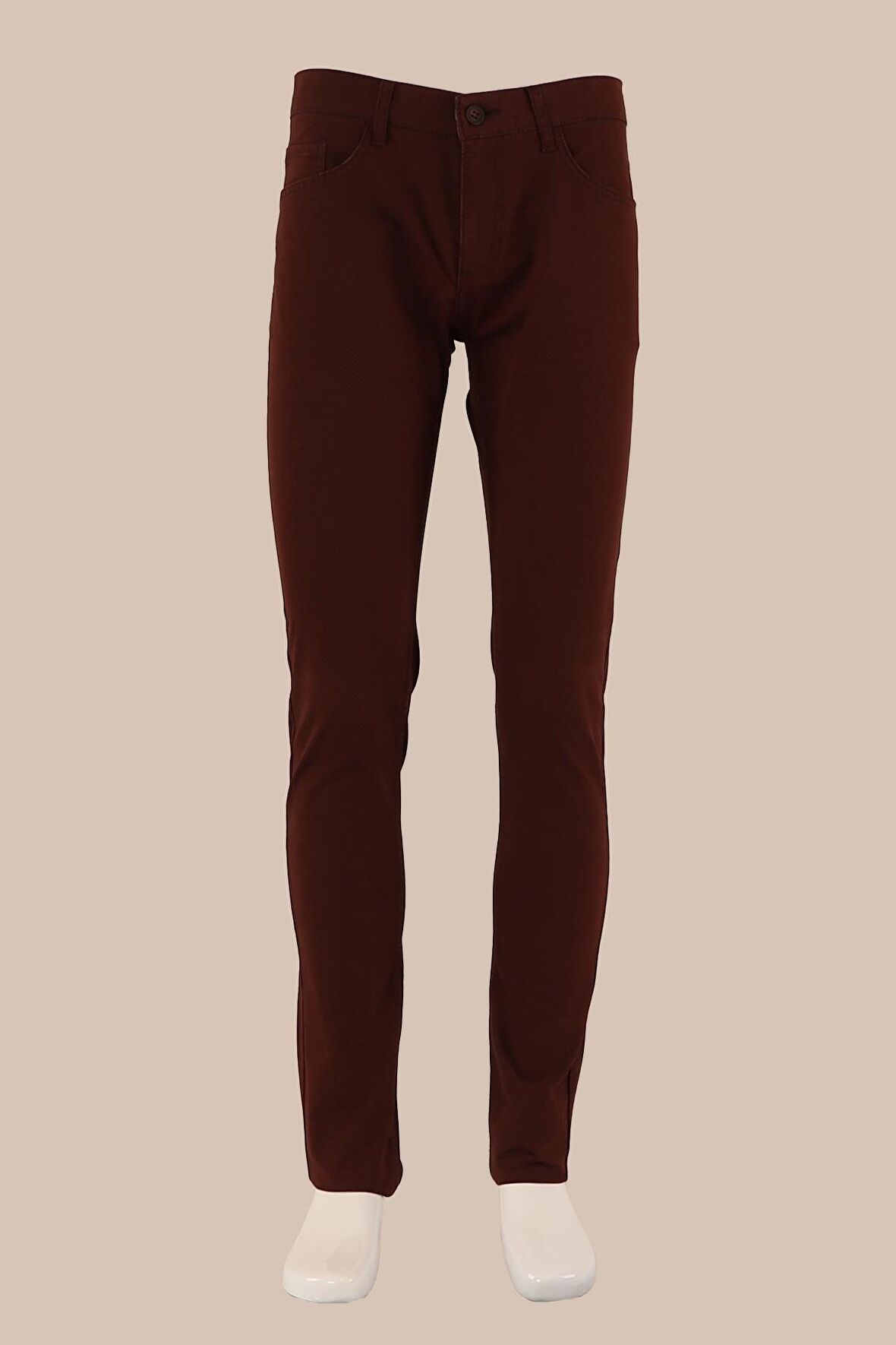 Slim Fit Yıkamalı Pantolon