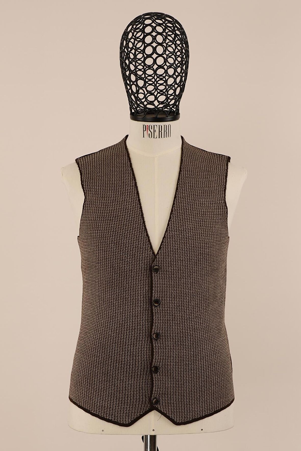 Slim Fit Yünlü Desenli Spor Triko