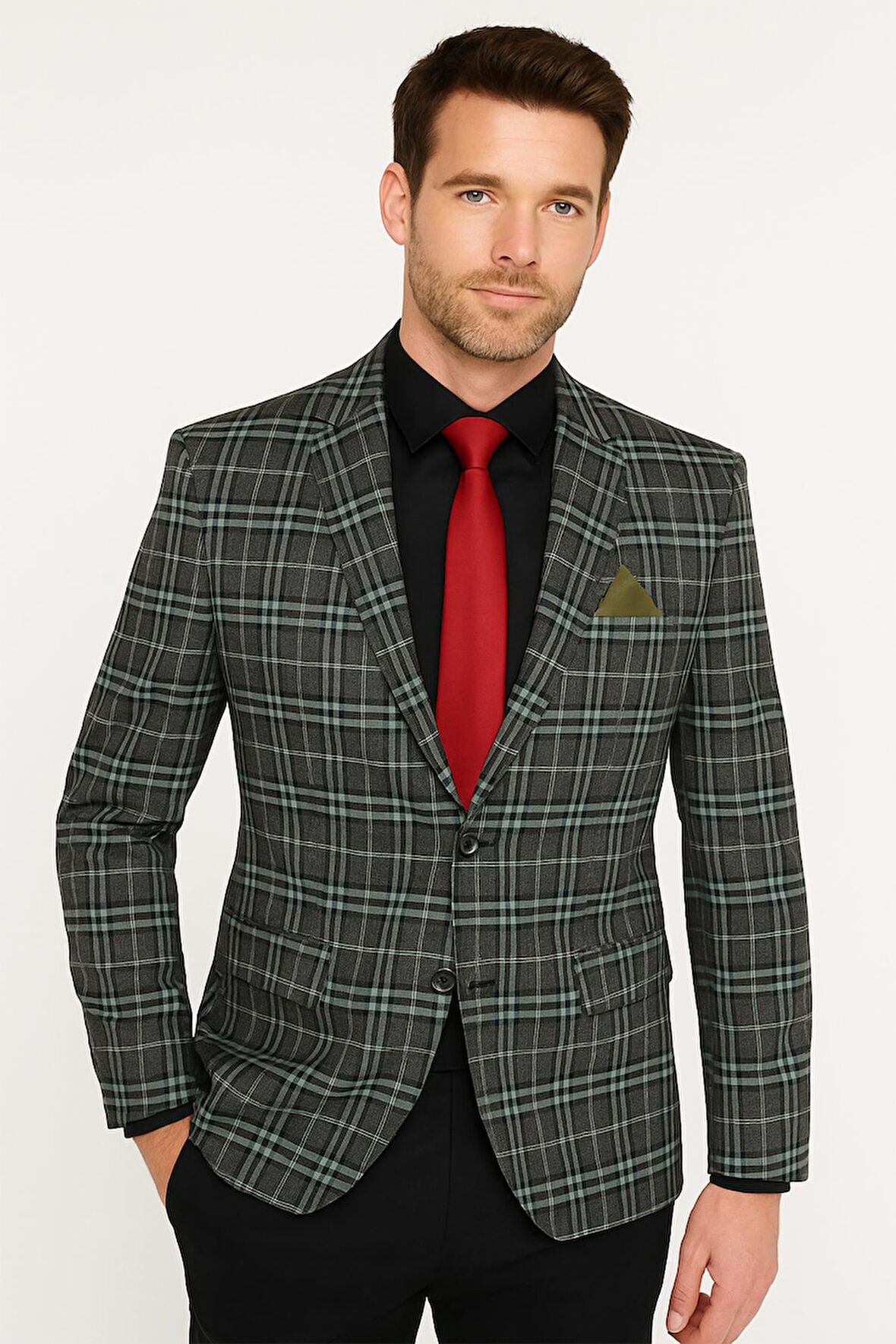 Erkek Tek Ceket Slim Fit