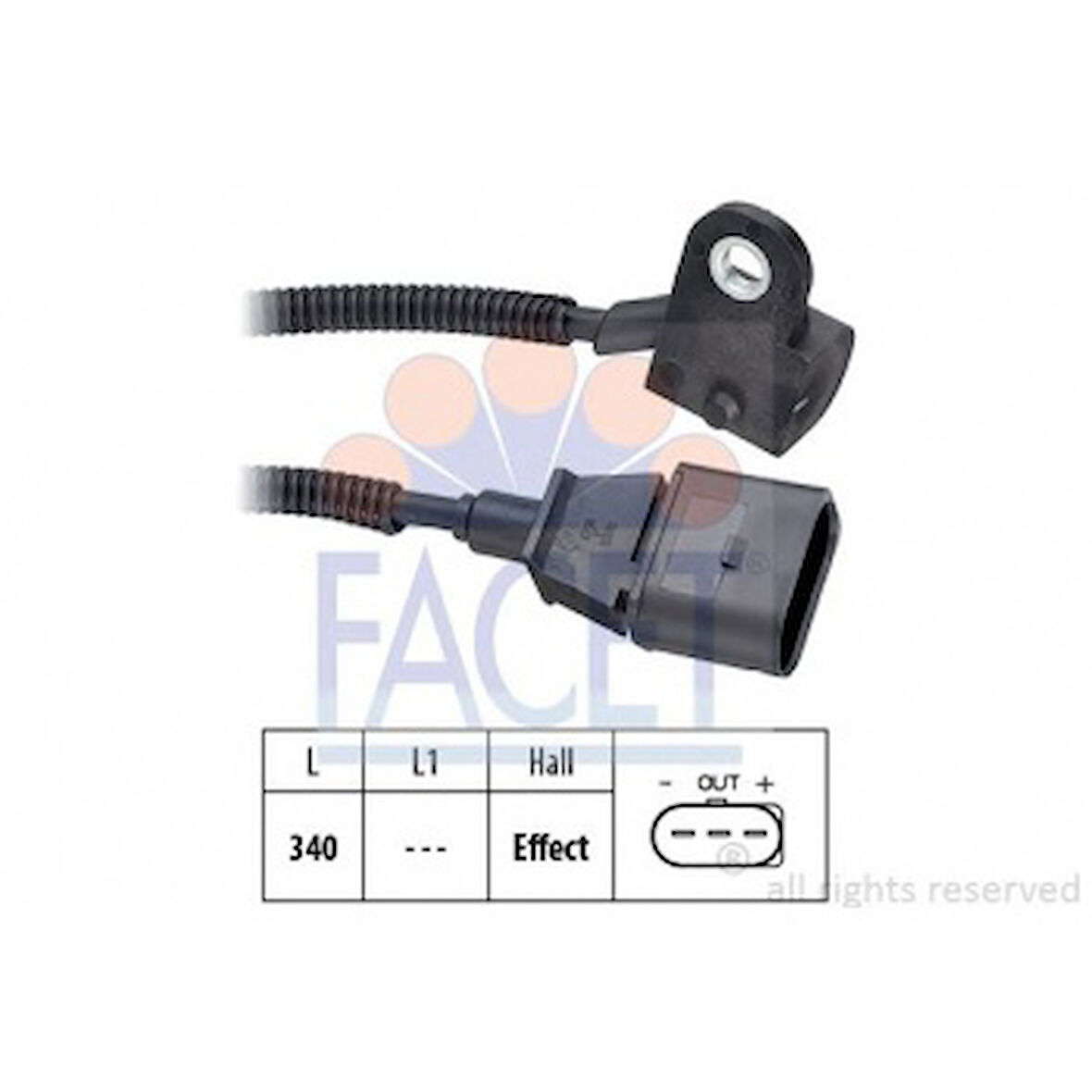 Vag Eksantrık MIL Konum Sensoru Ford Galaxy 1,9tdci 90ps 99>06 Audı A2 A3 / Seat Alhambra Altea Altea XL - Facet 9.0423