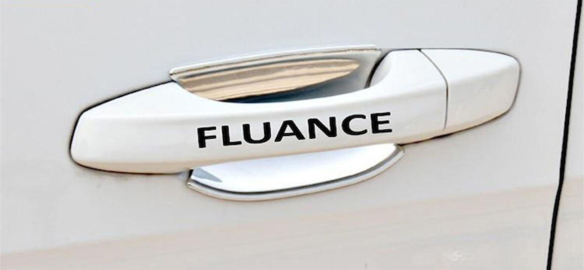 Oto Fluance Kapı Kolu ve Jant sticker seti 8 adet