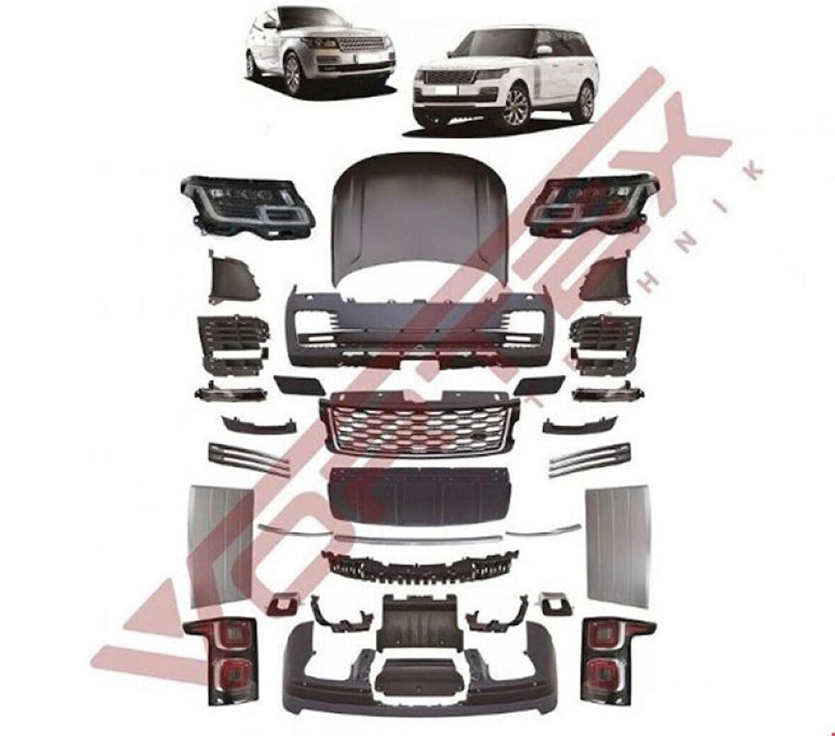 Land Rover Vogue Donusum Seti Vogue 13> İcin 18> - Vortex V1905354