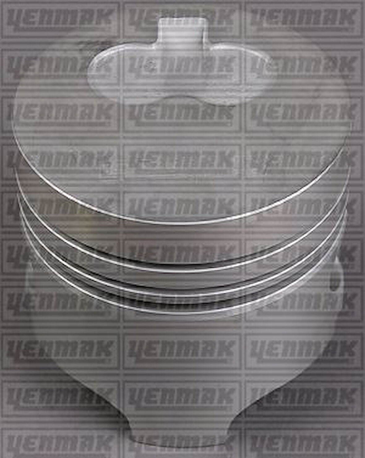 Renault Motor Piston+segman R19 Expres Kangoo Dizel Cukurlu 1.9d F8q (80.00mm) / (std) (alfınsız) - Yenmak 31-04163-000