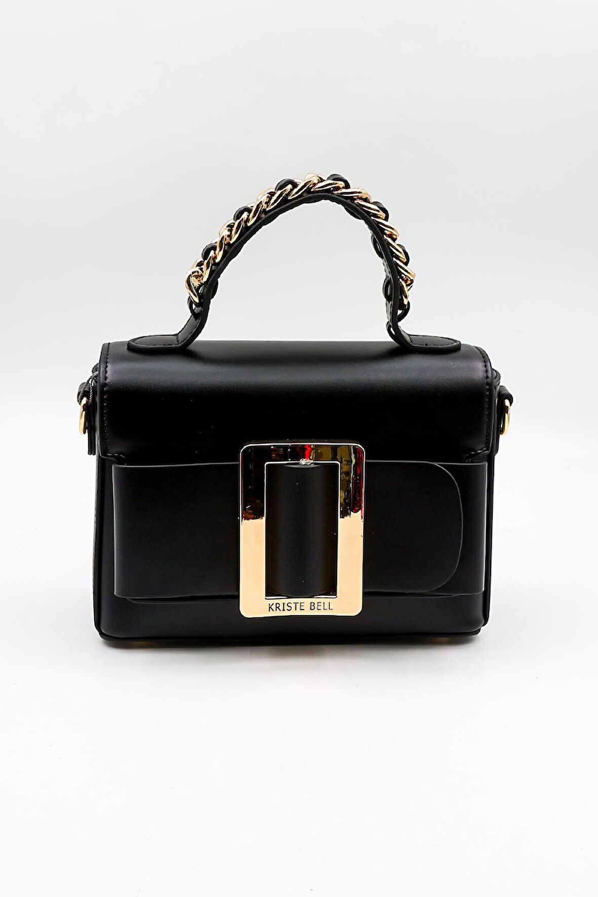 Kriste Bell Marka İthal Klasik Zincir Detaylı kadın Çanta KB969 Siyah