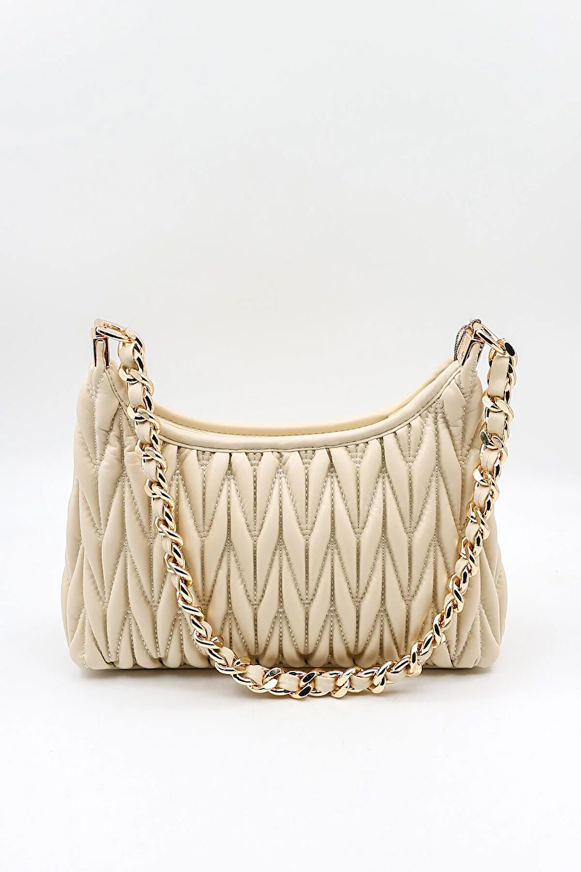 Kriste Bell Marka İthal Çapraz ve Baget Çanta KB 988 - Bej