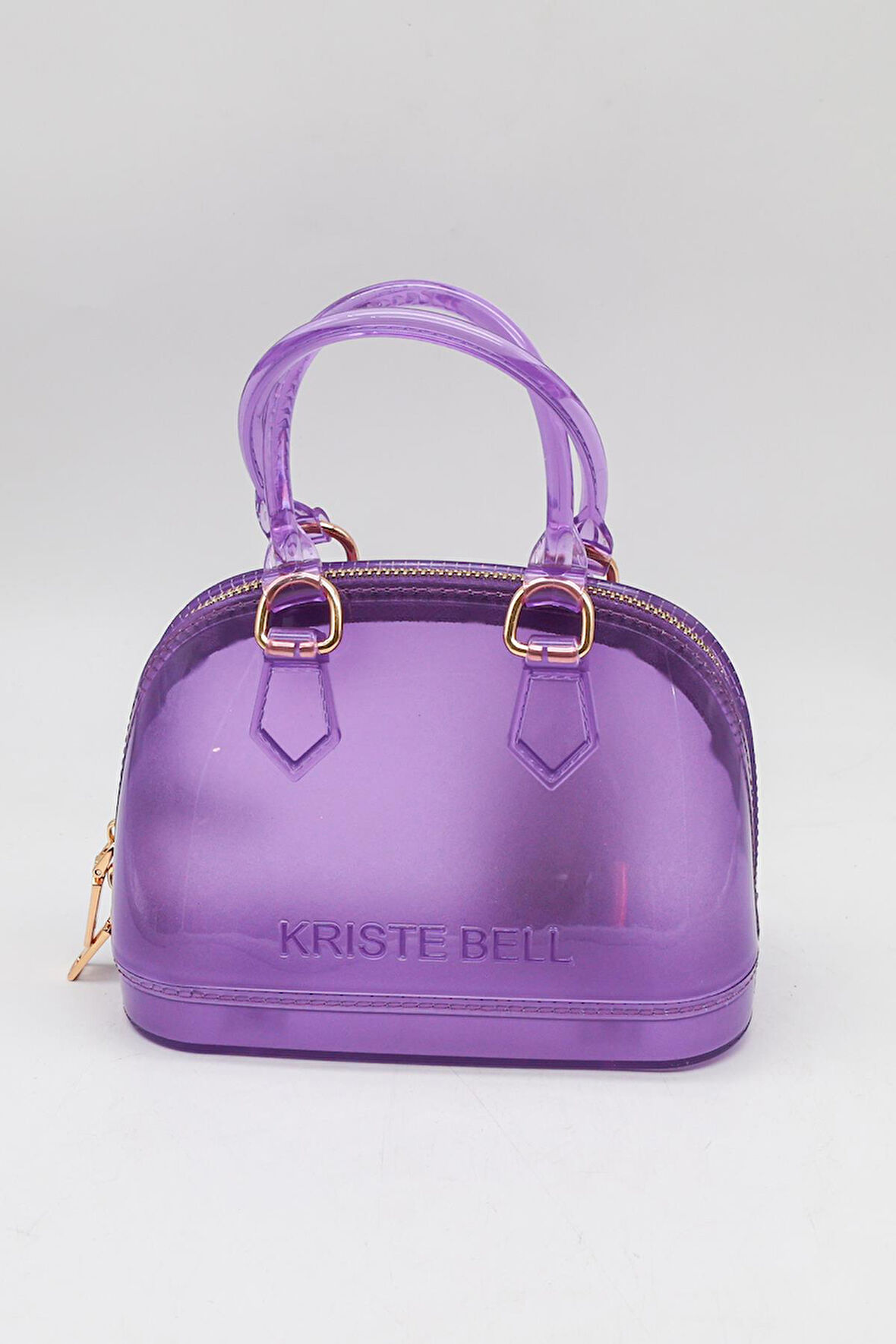 Kriste Bell Kadın Omuz Askılı Silikon Çapraz Çanta KB 996 - Lila