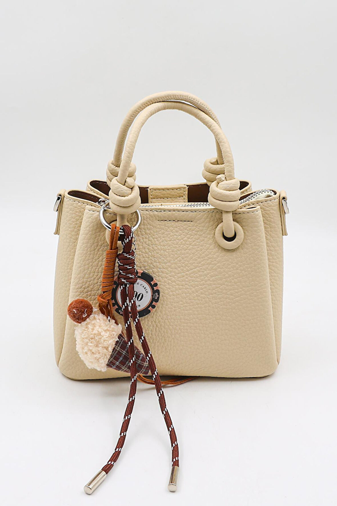 Kriste Bell İthal Kadın El ve Çapraz Çanta KB034 - Bej