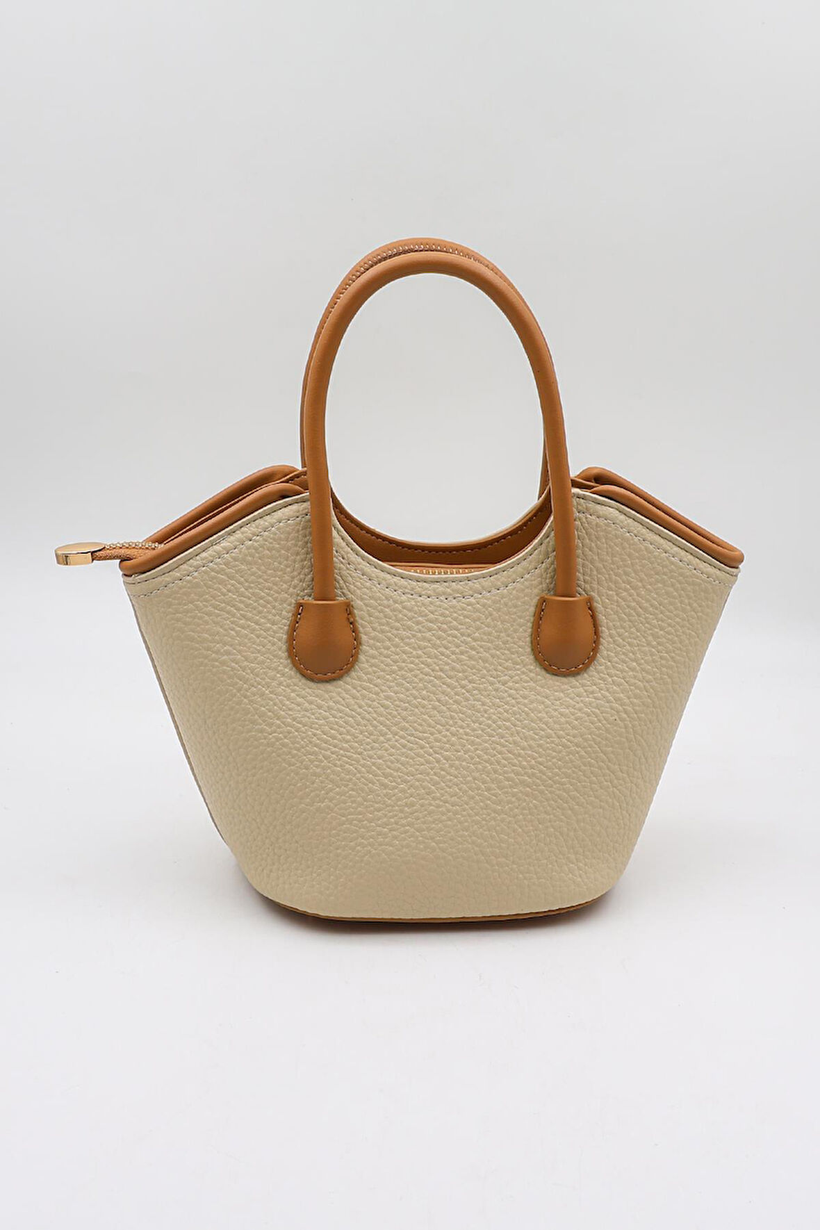 Kriste Bell İthal Kadın El ve Çapraz Çanta KB066 - Bej