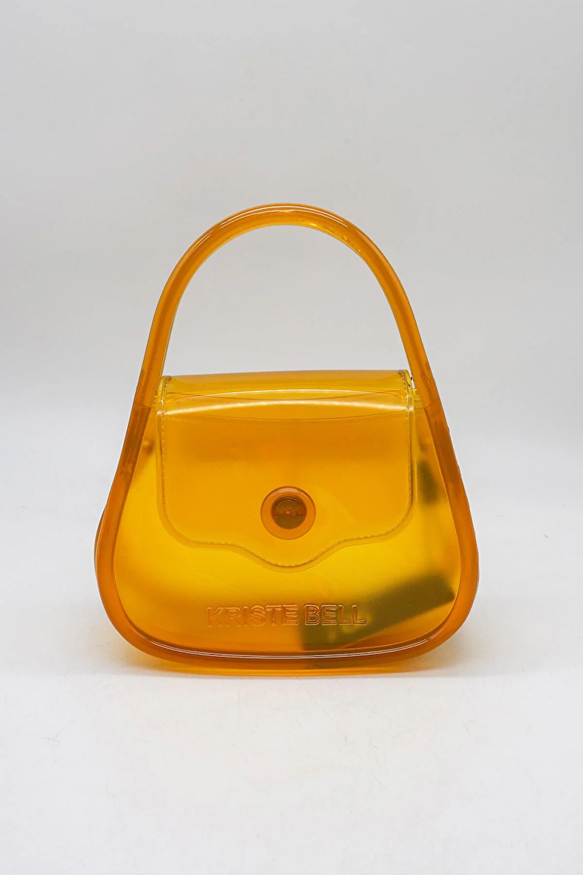 Kriste Bell Kadın Omuz Askılı Silikon Çapraz Çanta 26660 - Sarı