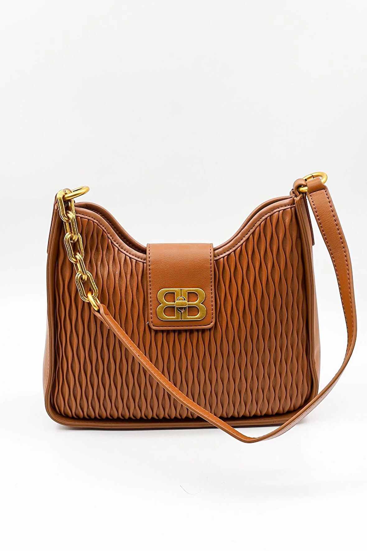 Kriste Bell Marka İthal Kadın Baget Çanta KB930 Camel