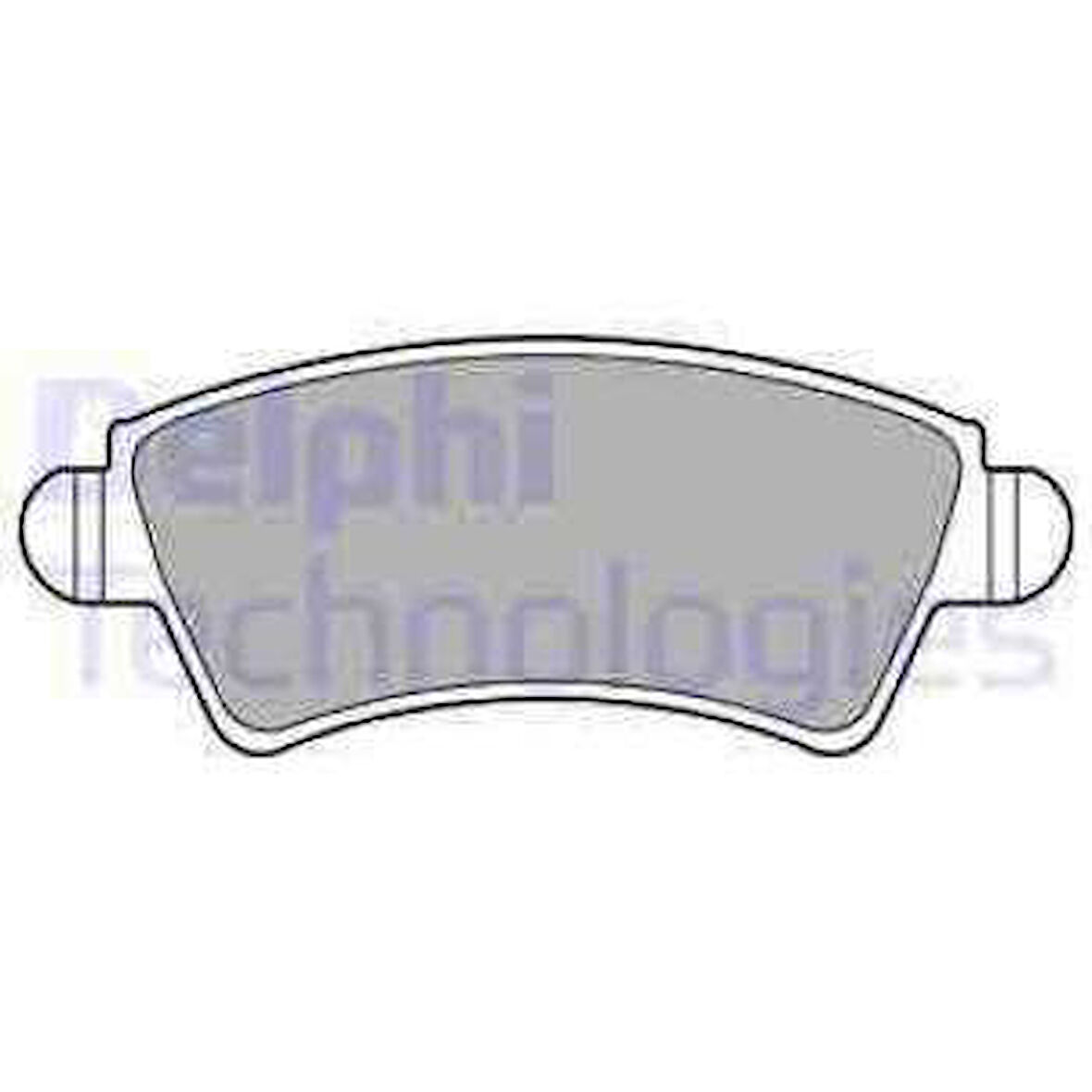 Psa On Fren Balatası P206 Gti Ew10j4 (2,0 16v) Tu5jp4 (1,6 16v) P306 Xsara 1,6 8v 1,9 (celik Segmanlı) - Delphi Lp1846