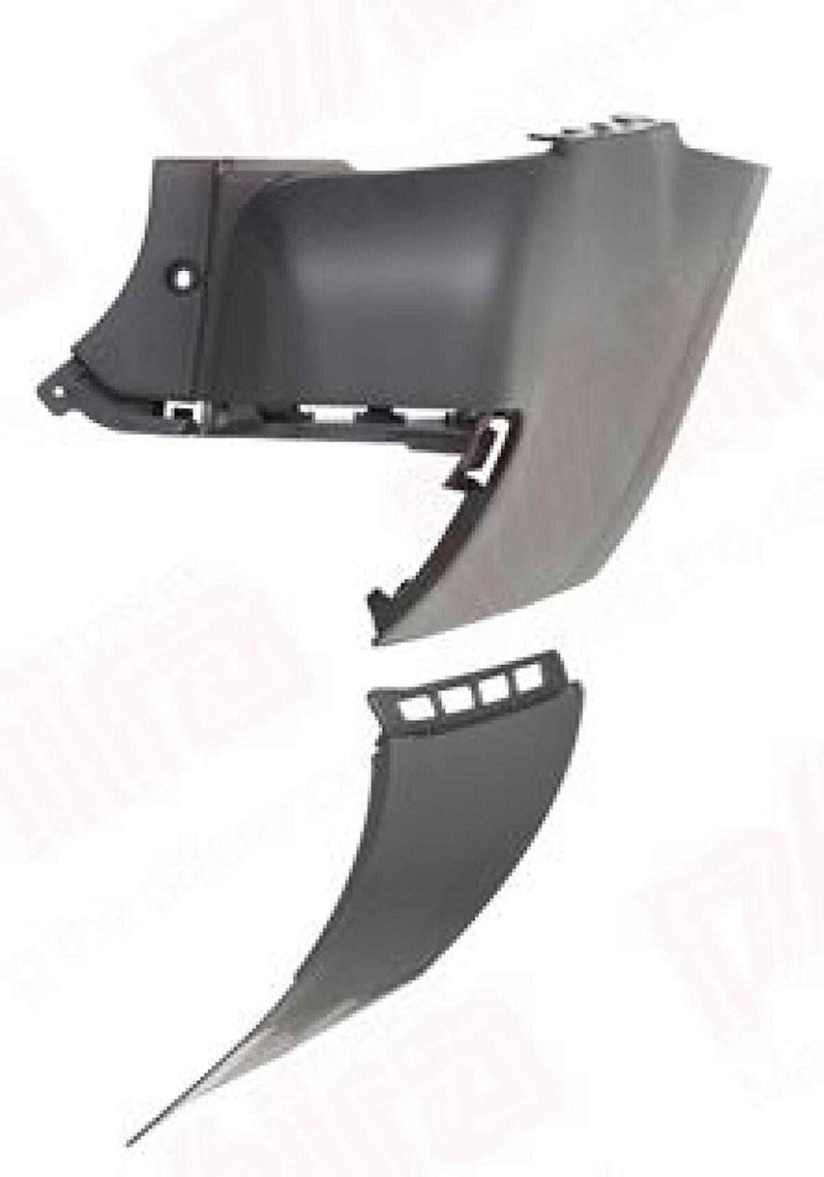 Psa Arka Tampon Sag Cift Kapı Maxı Siyah Berlingo 08> - Phira Br-08355