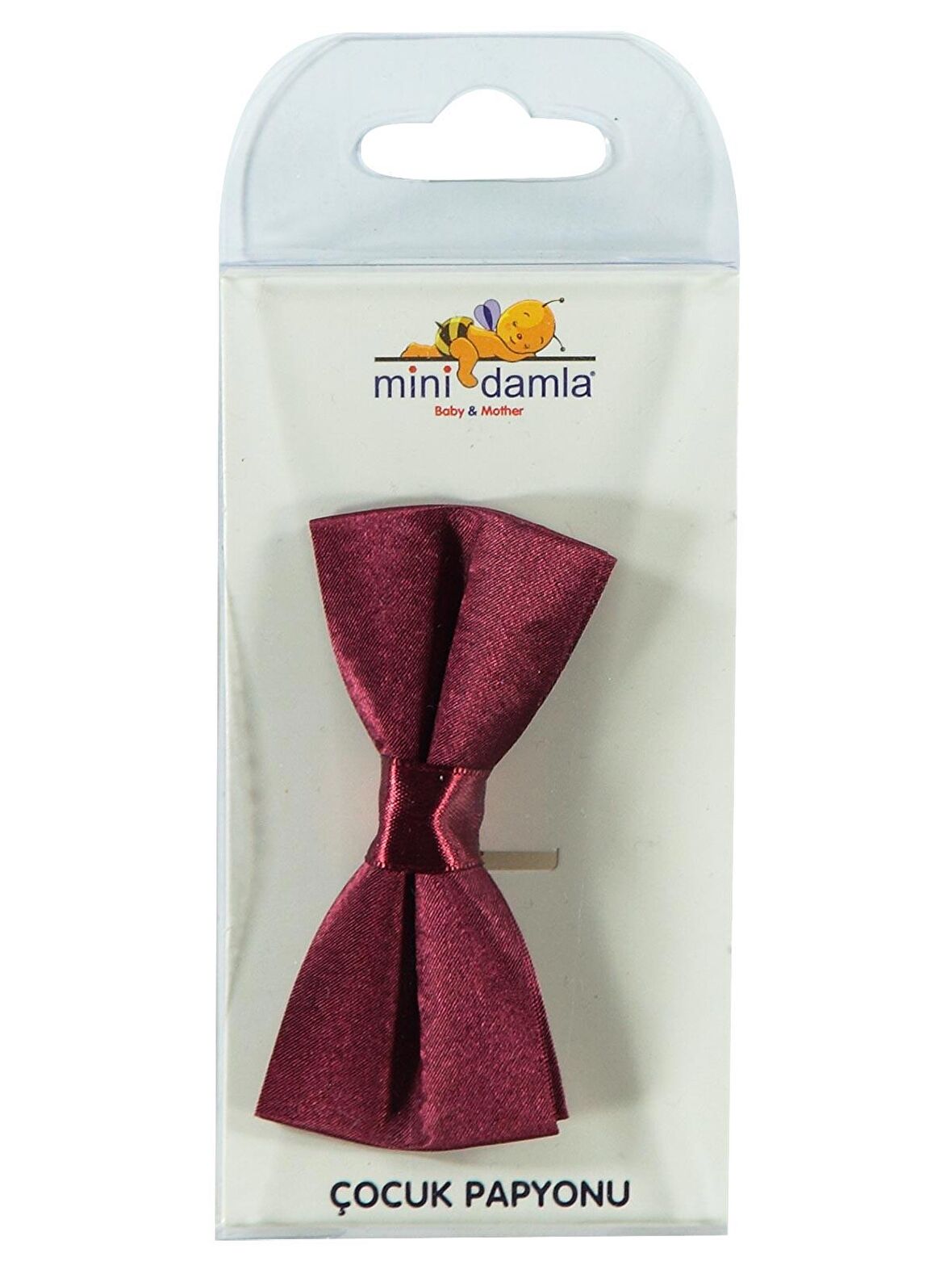 Minidamla Erkek Çocuk Papyon 2-10 Yaş Bordo