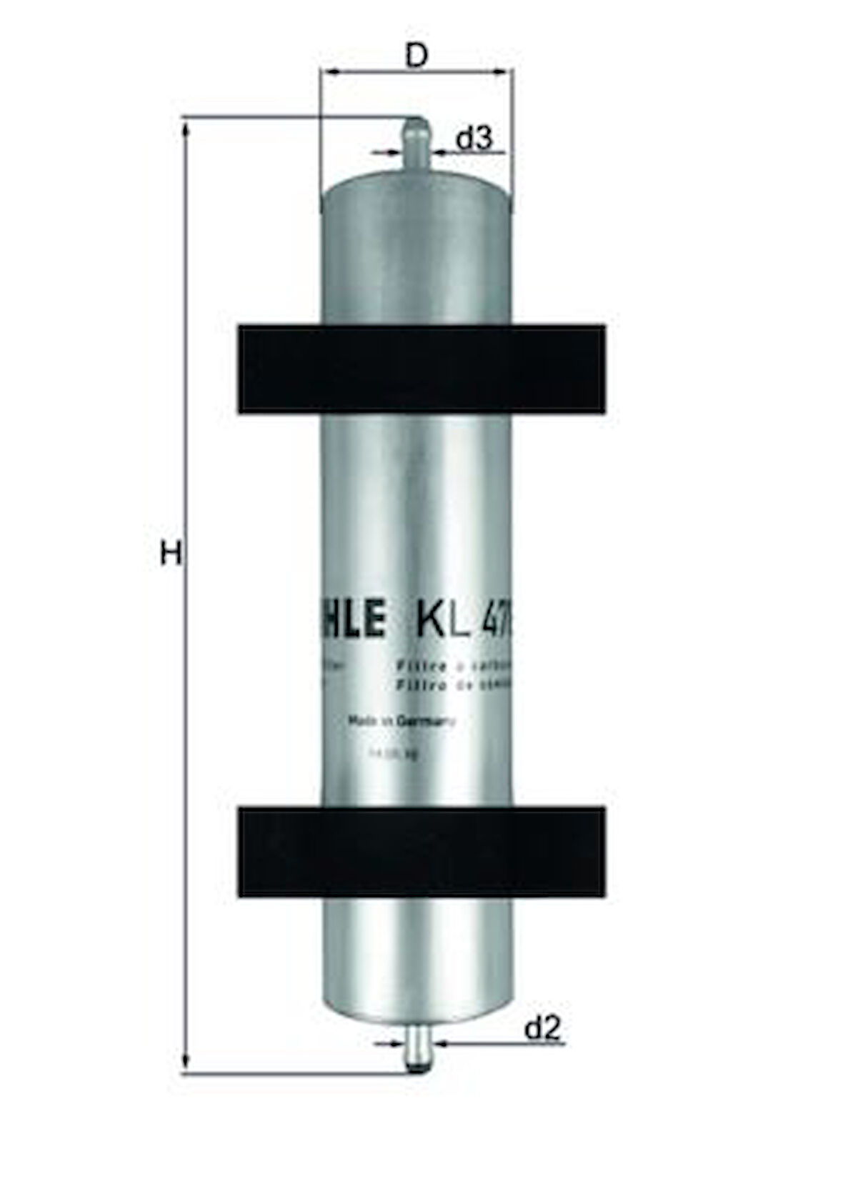 Bmw Yakıt Filtresi - H156wk - Mhl Kl478