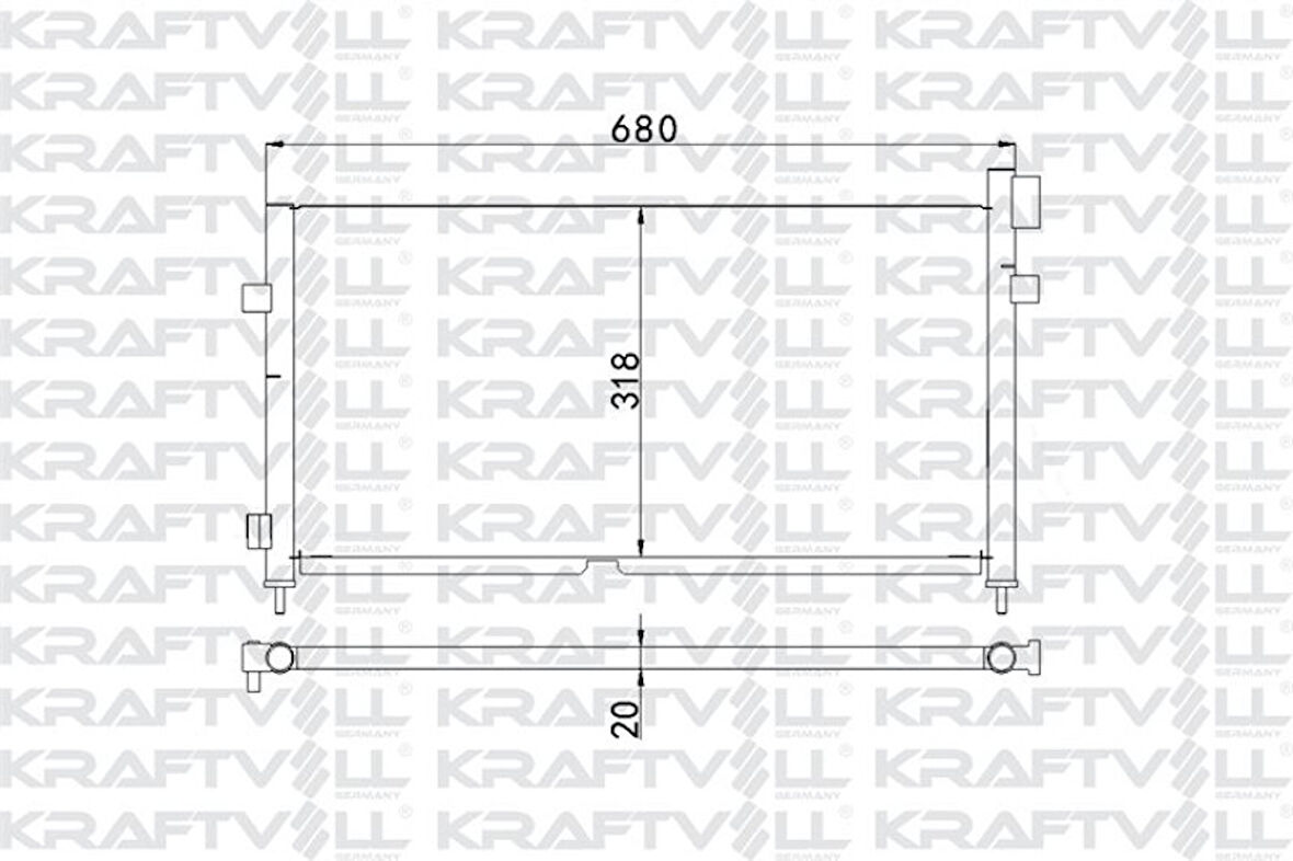 Volvo Truck Kondenser (klima) Radyatoru Volvo Fm Fm7 9 12 / Fmx 1998 2005 Ve Sonrası - Kraftvoll 08060112