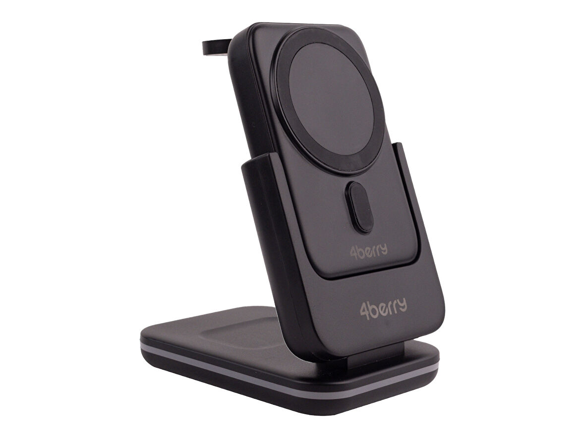 BWLm01B Siyah Powerbank & Stand – 5-in-1, 10 000 mAh, 20 W Hızlı Şarj
