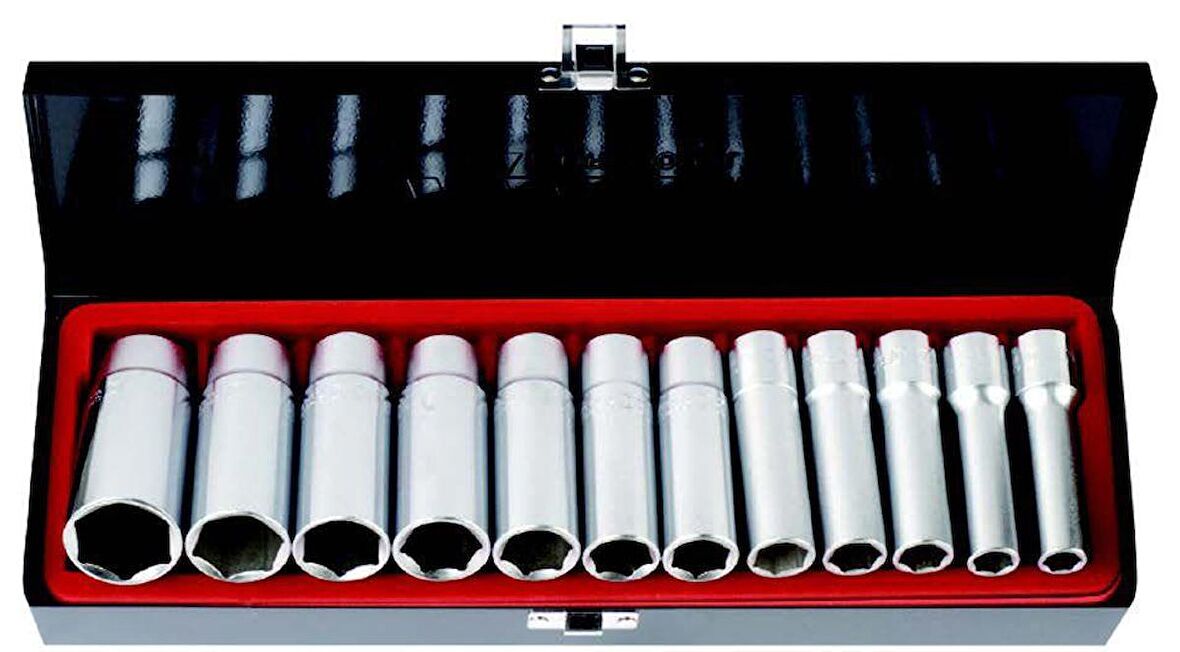 Rico RC1212SD Uzun Lokma Seti Takımı 1/2" 12Pcs 6 Köşe
