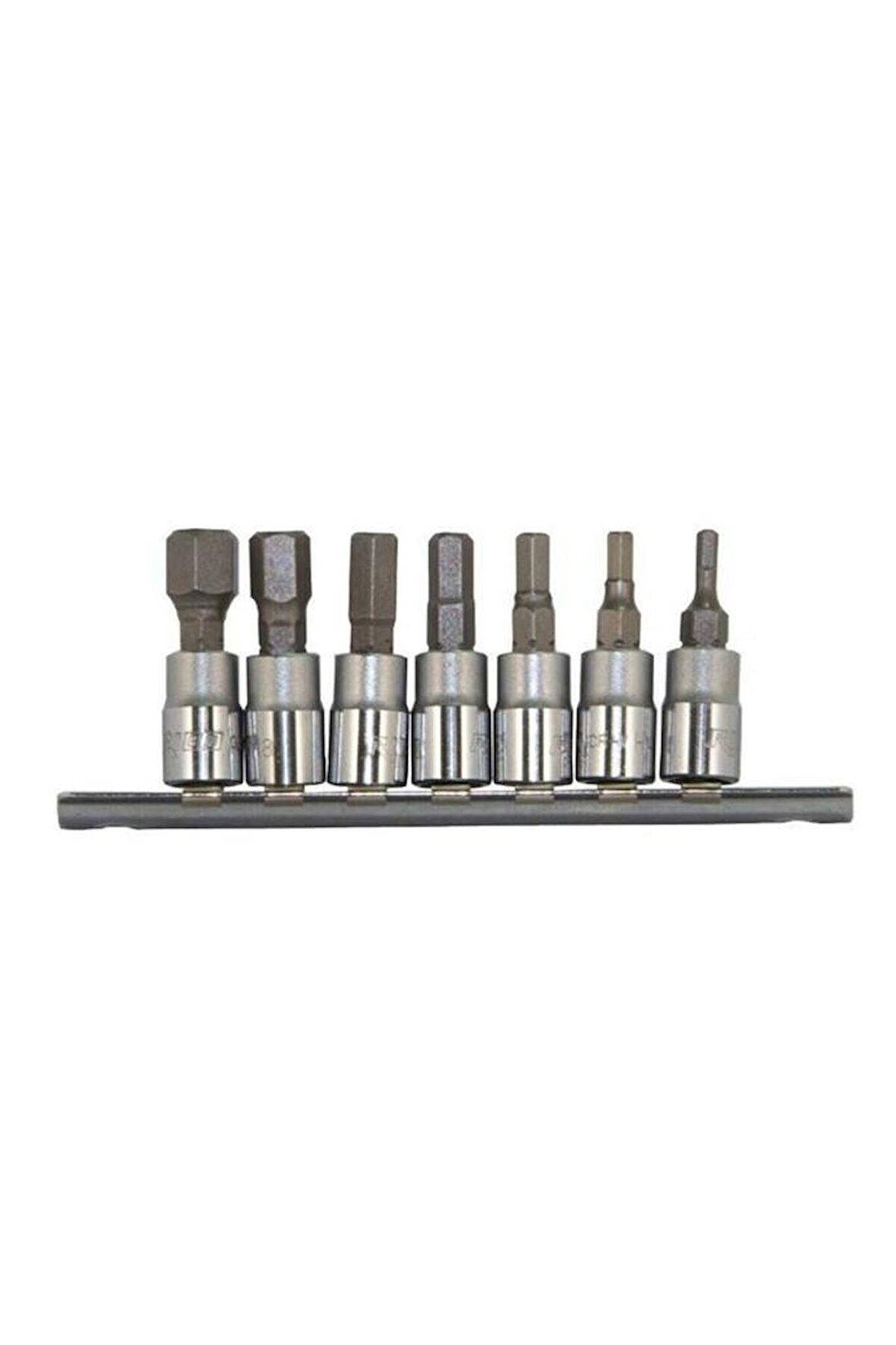 Rico RC7028 1/4" Lokmalı Alyan Uç Seti Takmı 7 Parça (37L)