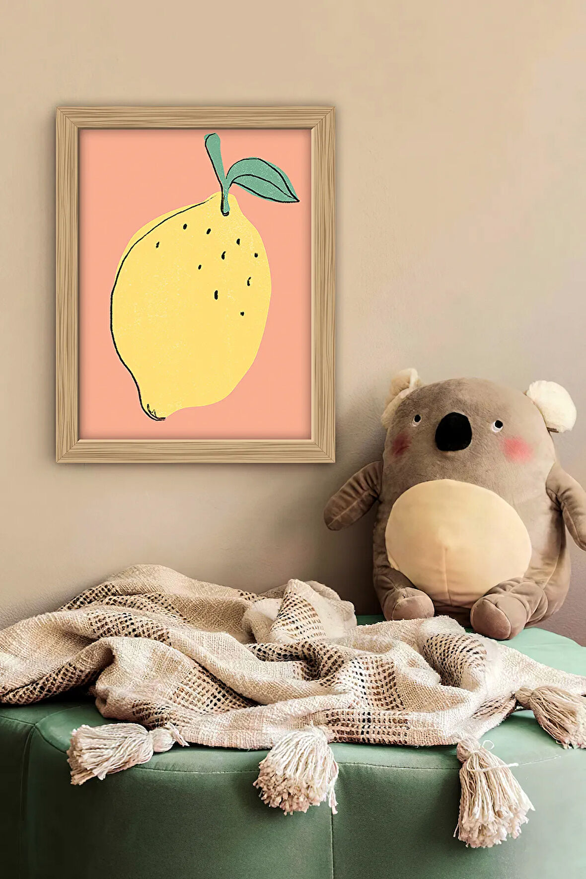 Tek Parça Çerçeve Görünümlü Mdf Tablo - 1SMKIDSARTAVESSA10