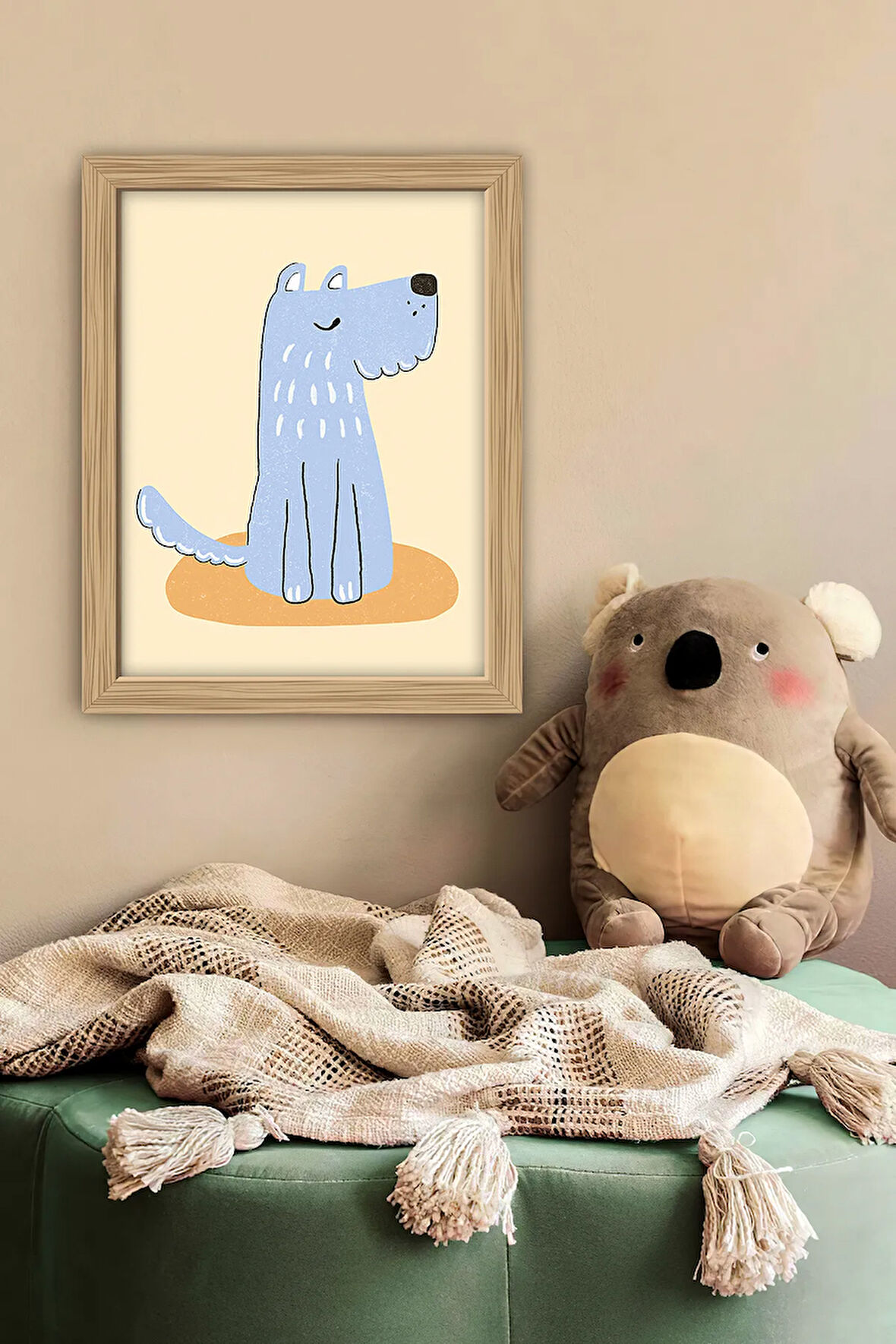 Tek Parça Çerçeve Görünümlü Mdf Tablo - 1SMKIDSARTAVESSA11