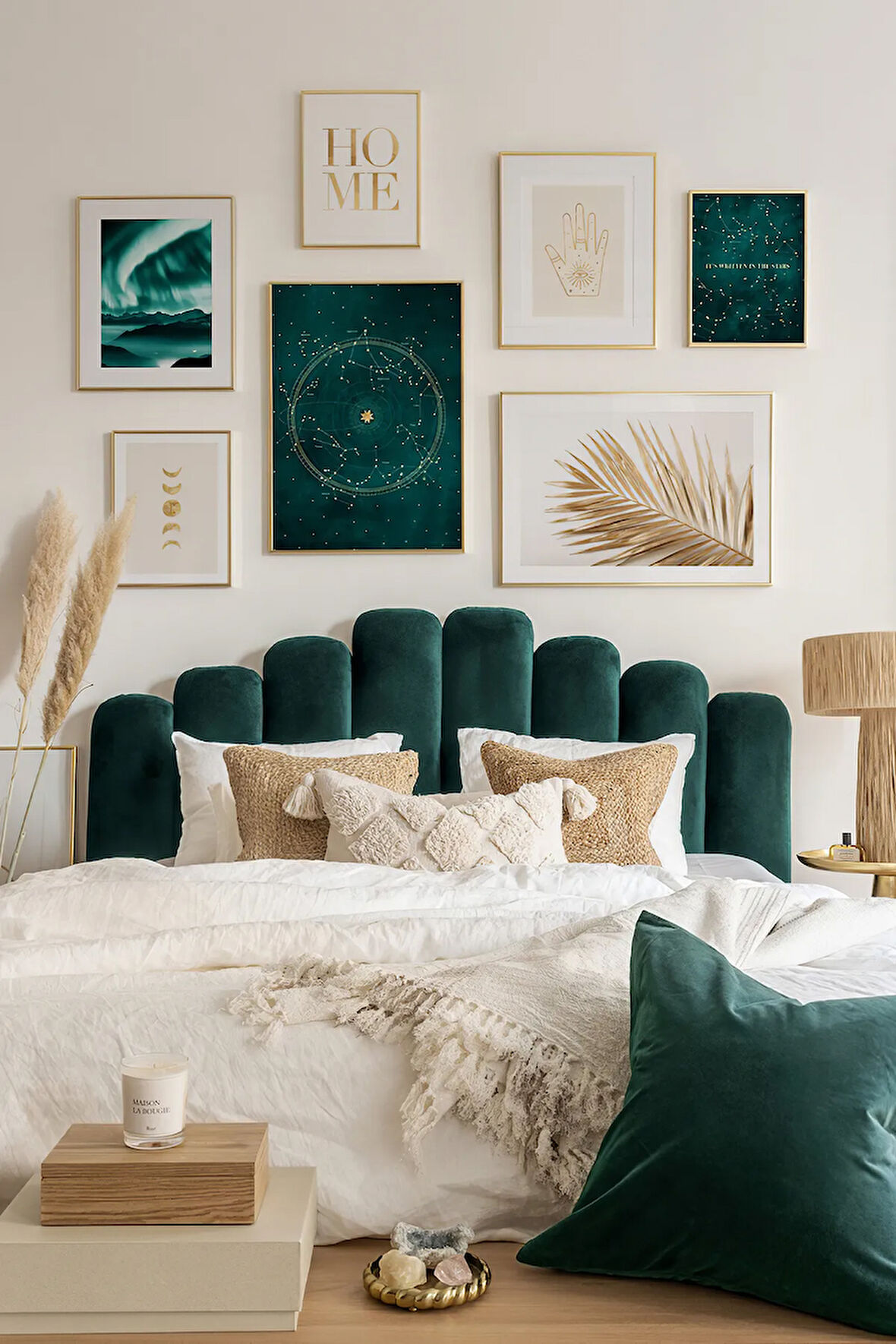 8 Parça Ahşap Çerçeve Görünümlü Mdf Tablo Seti - ARTAVESSAYSLMSTKO2