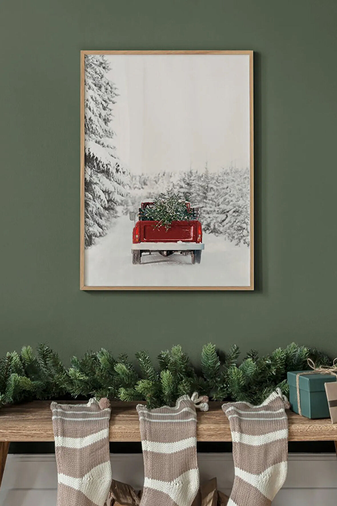 Tek Parça Çerçeve Görünümlü Mdf Tablo - TEKHAMMDF1