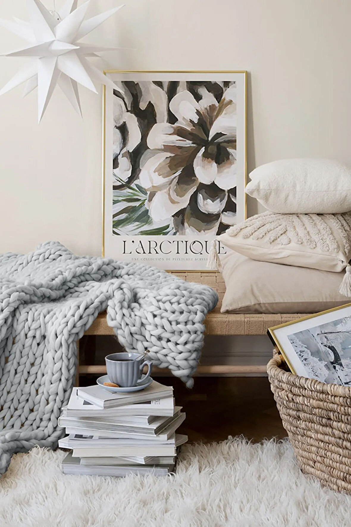 Tek Parça Çerçeve Görünümlü Mdf Tablo - TEKHAMMDF34