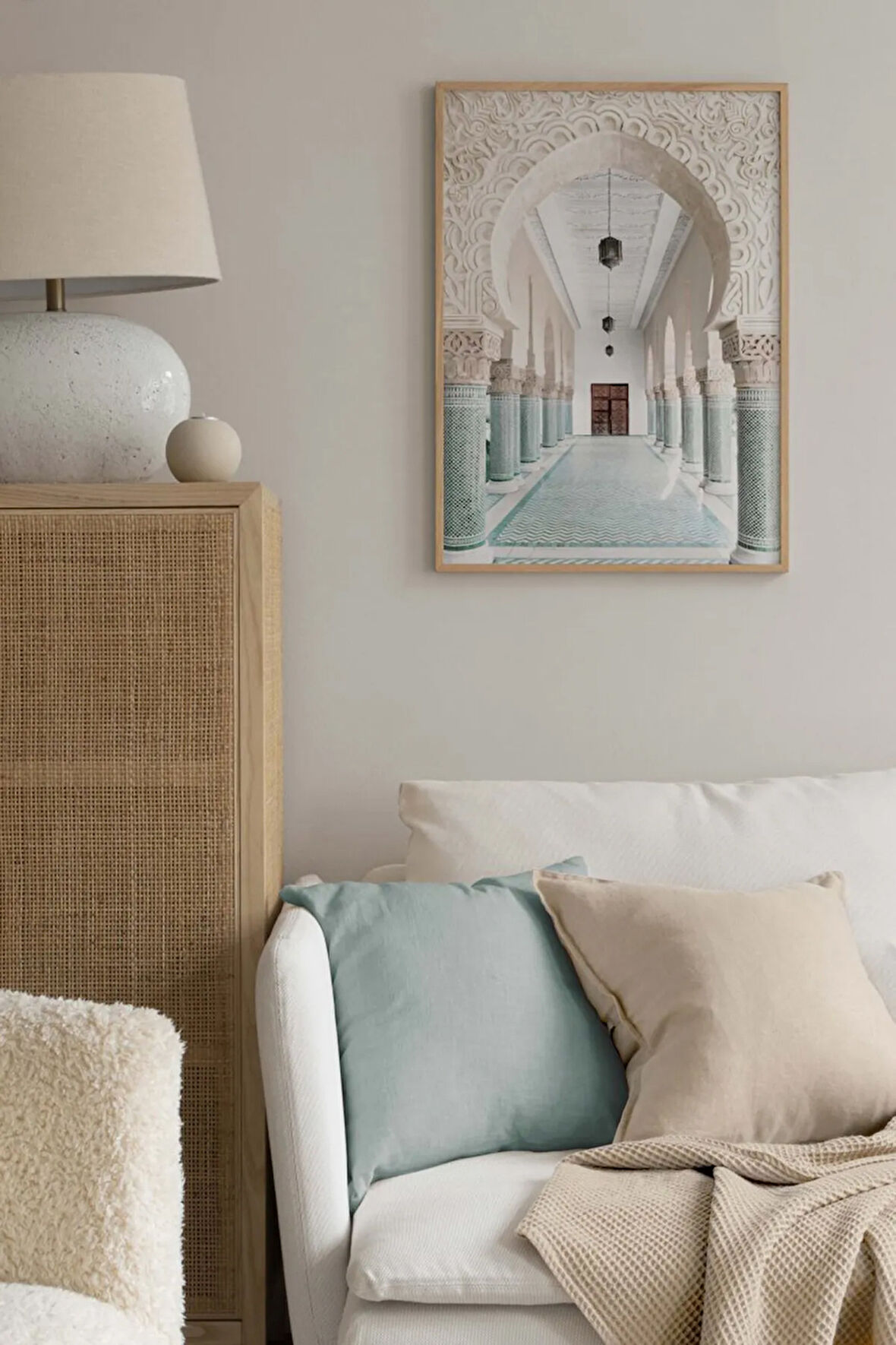 Tek Parça Çerçeve Görünümlü Mdf Tablo - TEKHAMMDF56