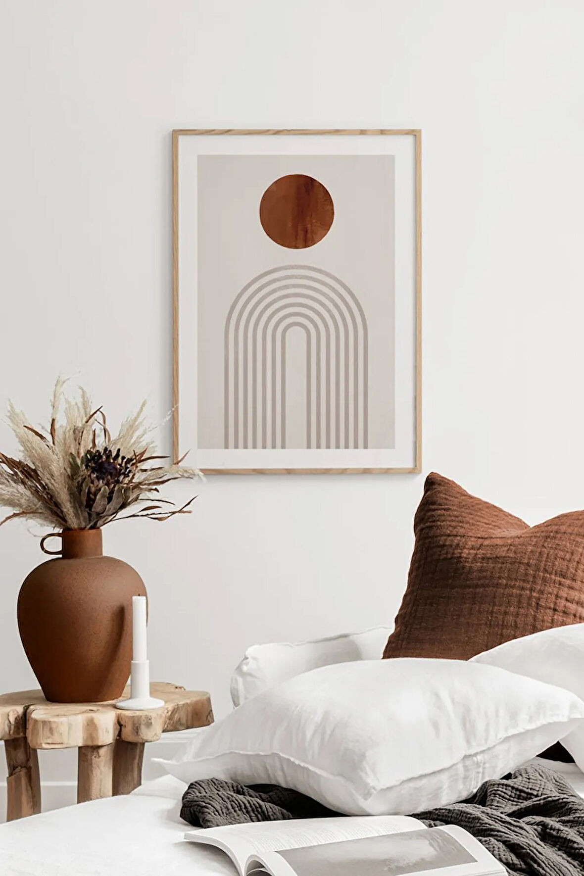Tek Parça Çerçeve Görünümlü Mdf Tablo - TEKHAMMDF65