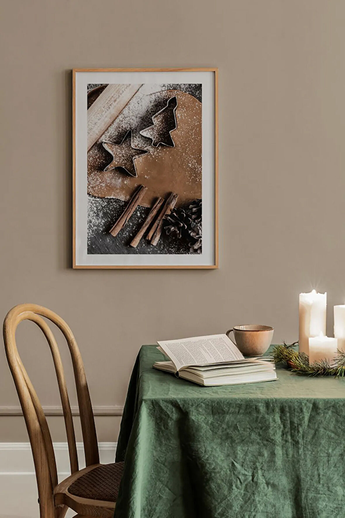 Tek Parça Çerçeve Görünümlü Mdf Tablo - TEKHAMMDF84