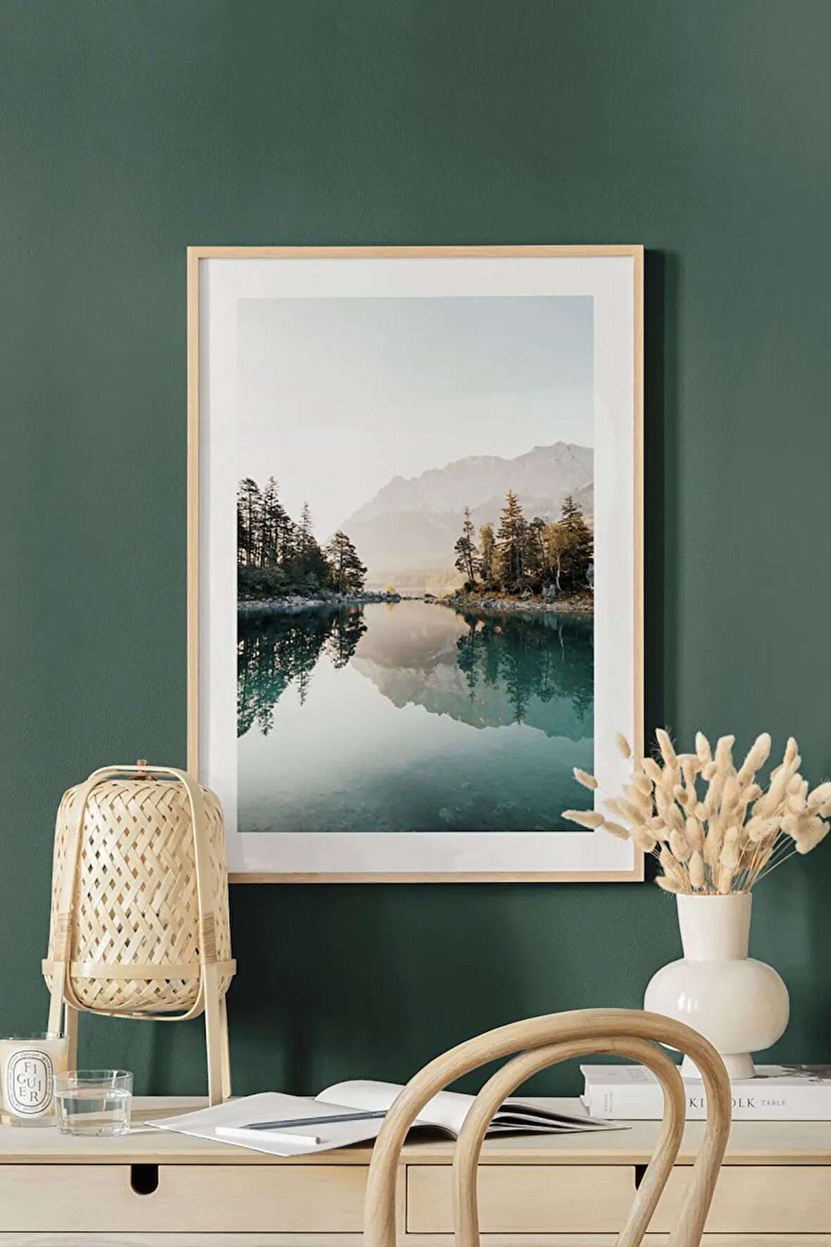 Tek Parça Çerçeve Görünümlü Mdf Tablo - TEKHAMMDF85