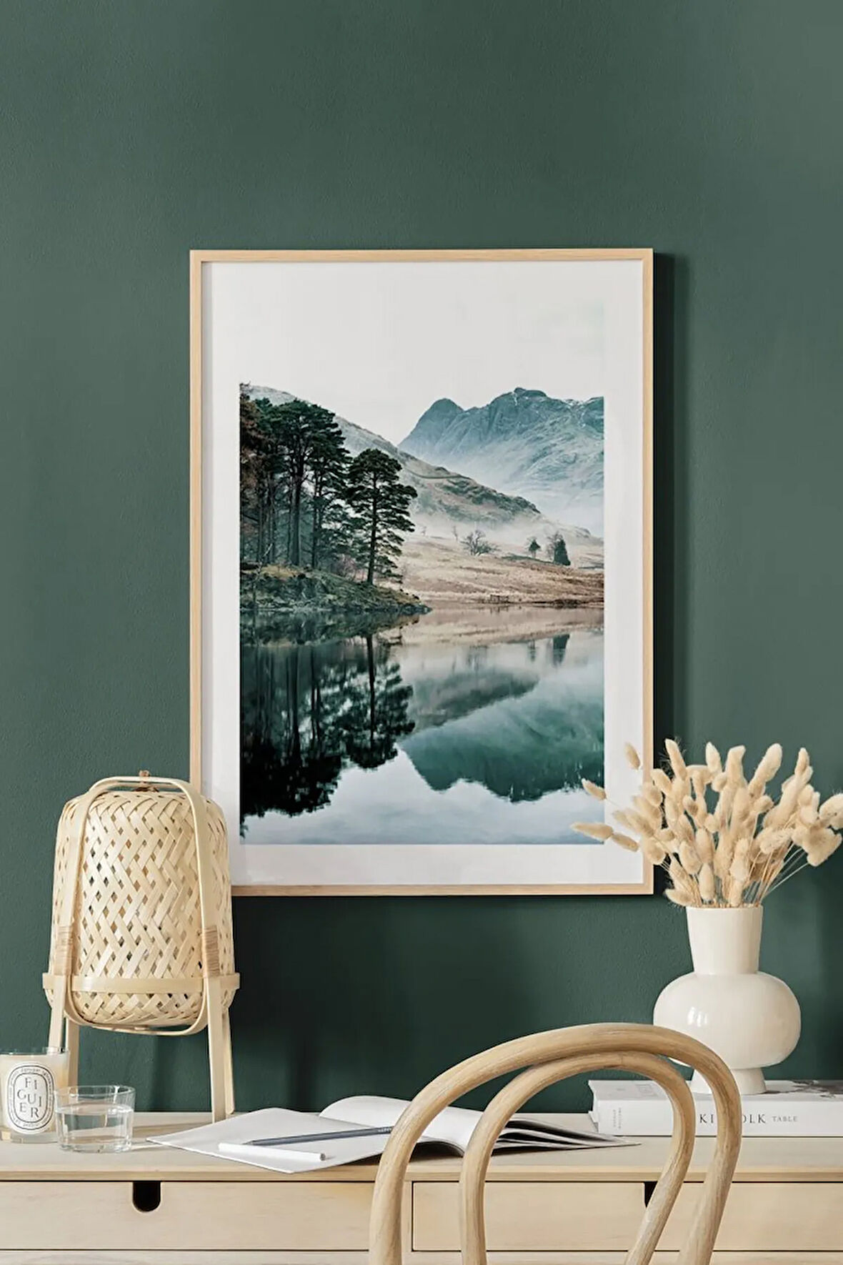 Tek Parça Çerçeve Görünümlü Mdf Tablo - TEKHAMMDF91