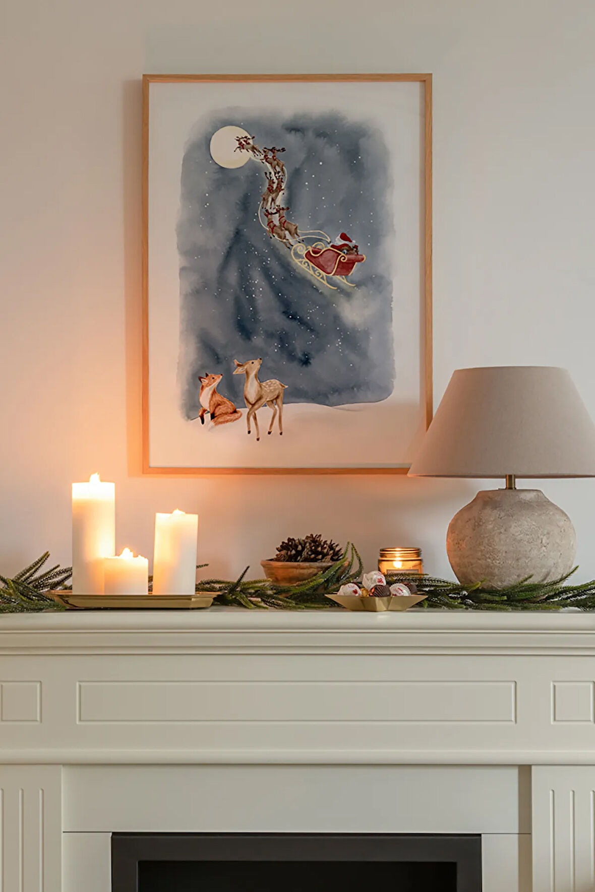 Tek Parça Çerçeve Görünümlü Mdf Tablo - TEKHAMMDF102