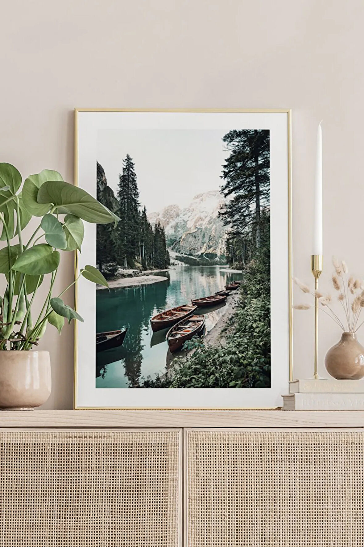 Tek Parça Çerçeve Görünümlü Mdf Tablo - TEKHAMMDF117