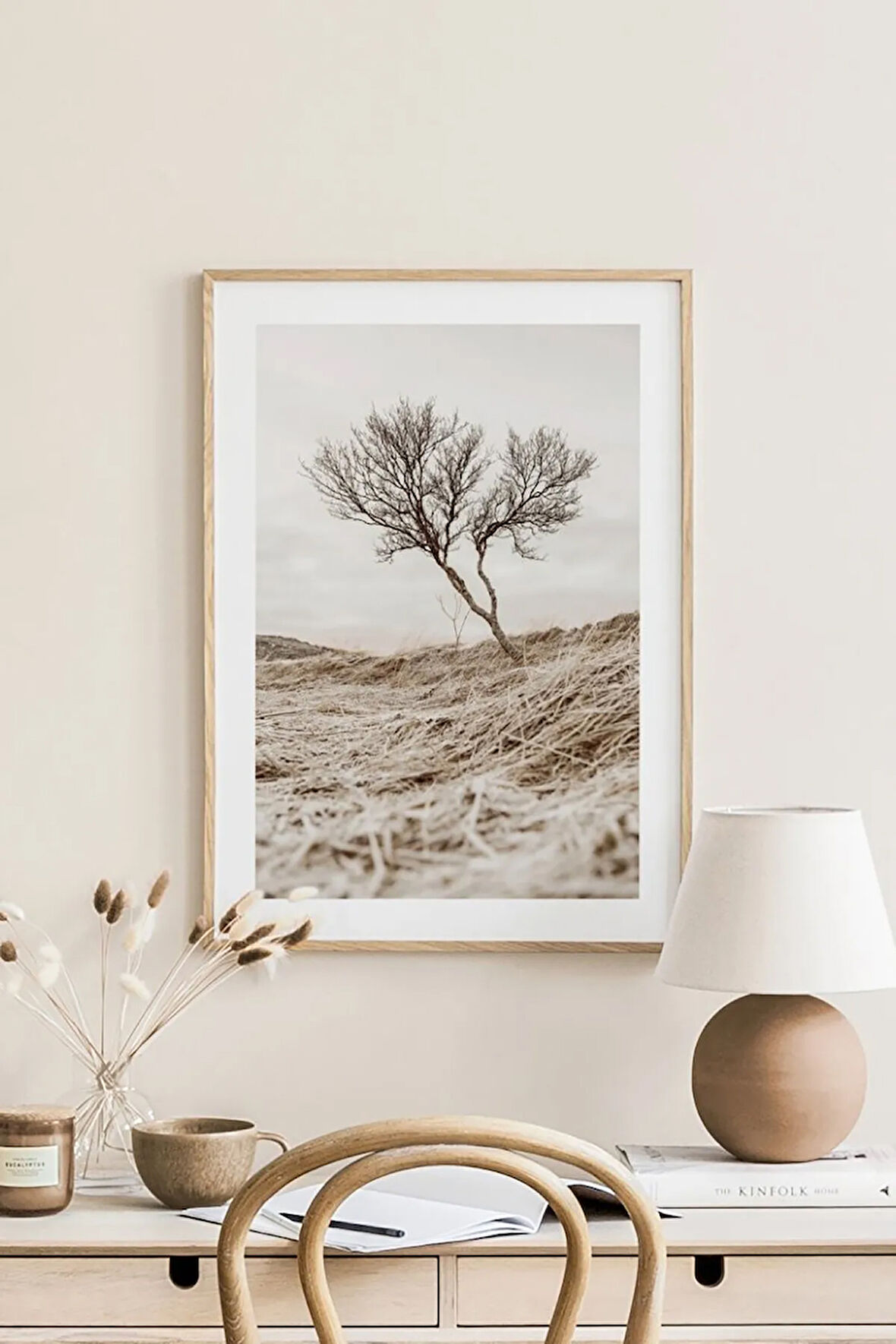 Tek Parça Çerçeve Görünümlü Mdf Tablo - TEKHAMMDF134