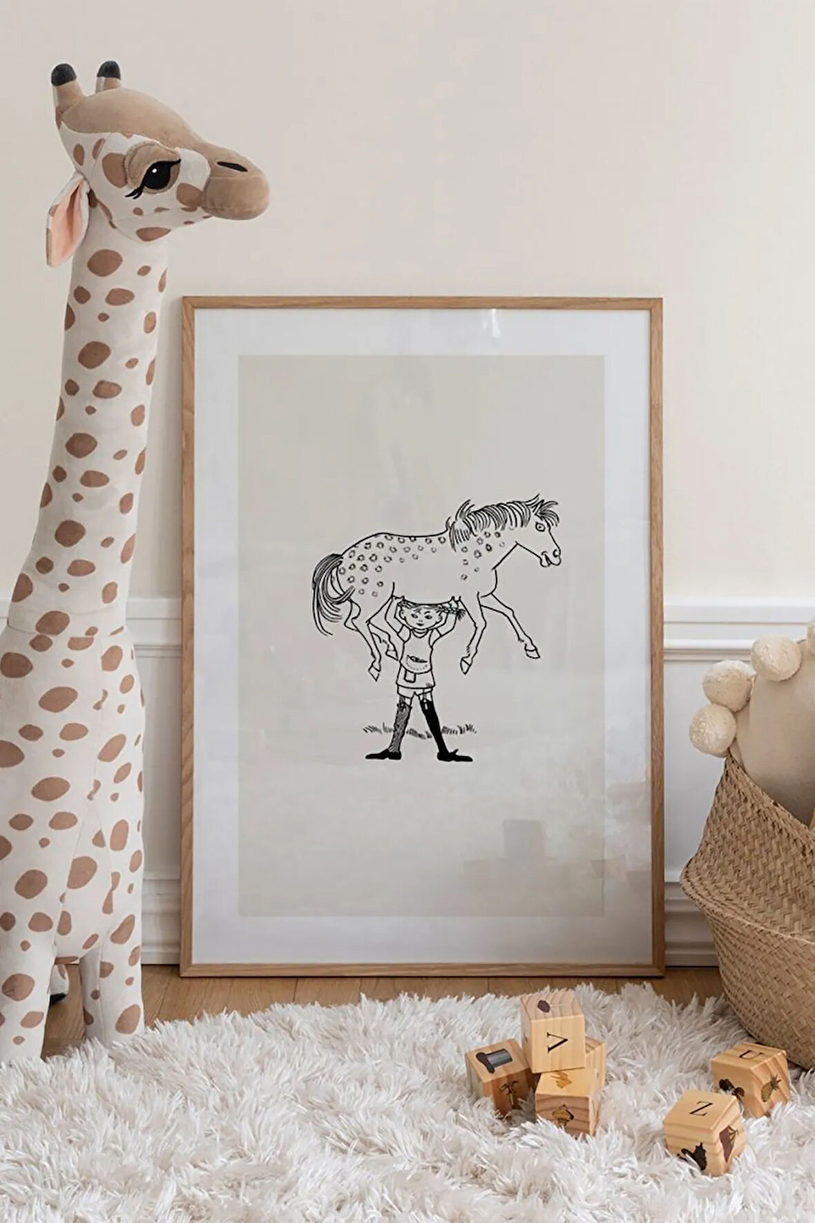 Tek Parça Çerçeve Görünümlü Mdf Tablo - TEKHAMMDF142