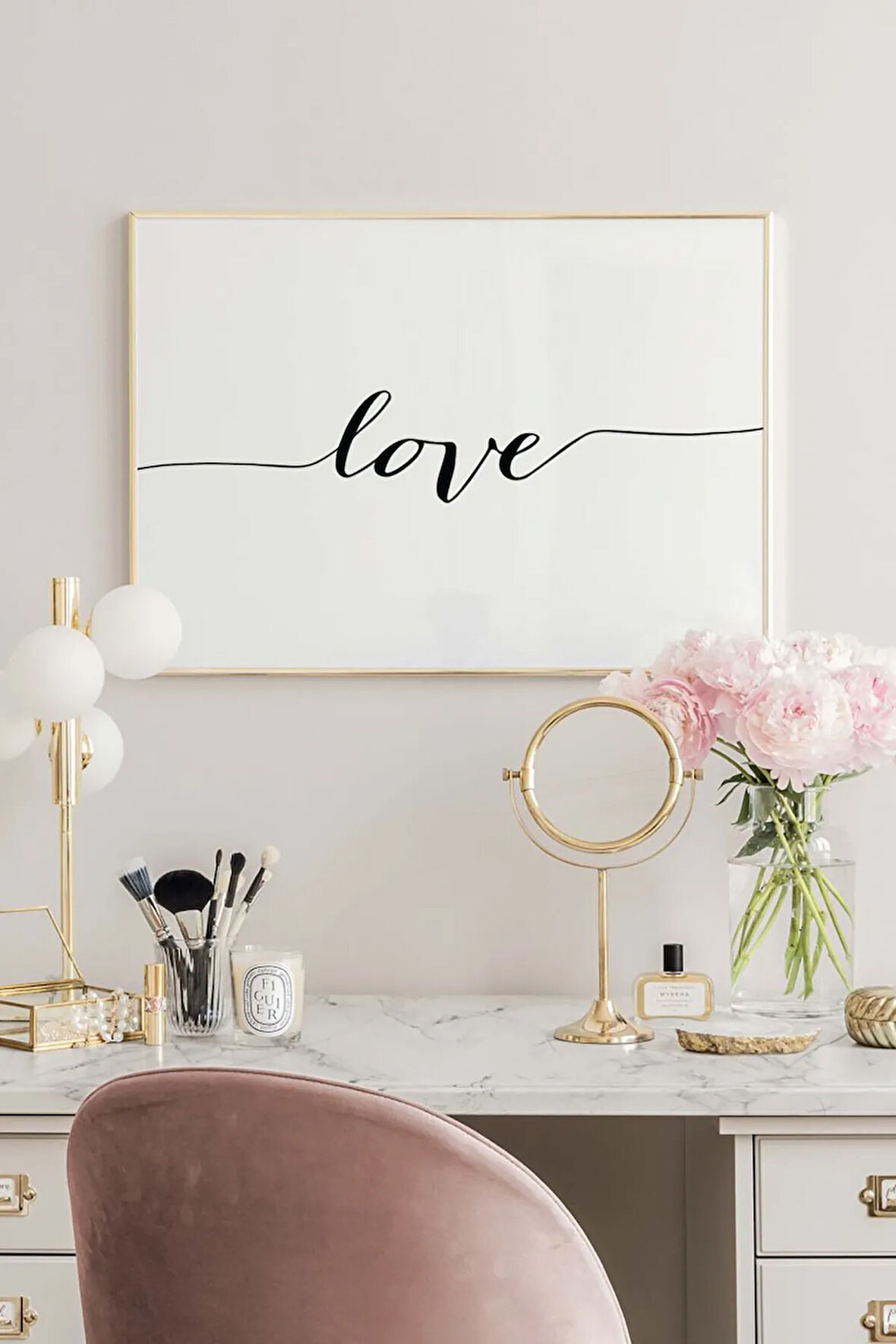 Tek Parça Ahşap Çerçeveli Poster Tablo - TEKHAMCERCEVE4