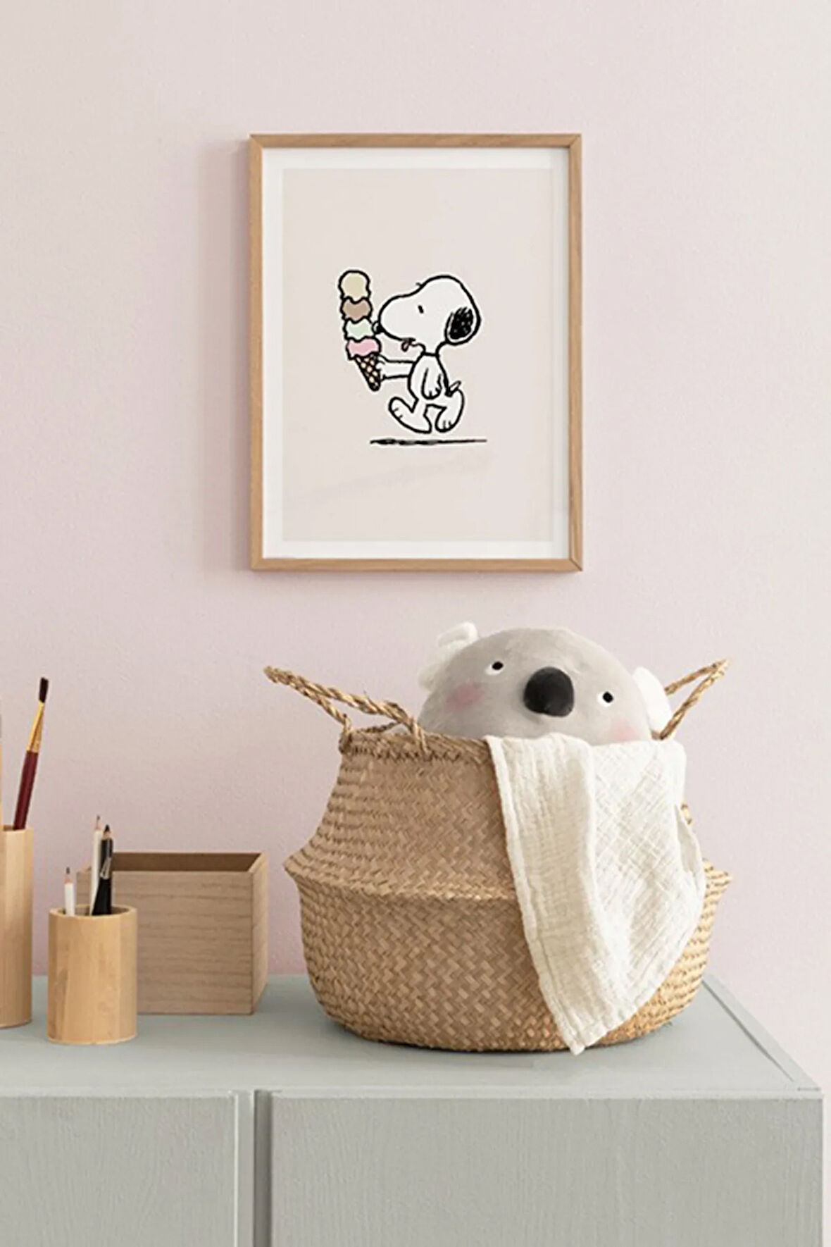Tek Parça Ahşap Çerçeveli Poster Tablo - TEKHAMCERCEVE24