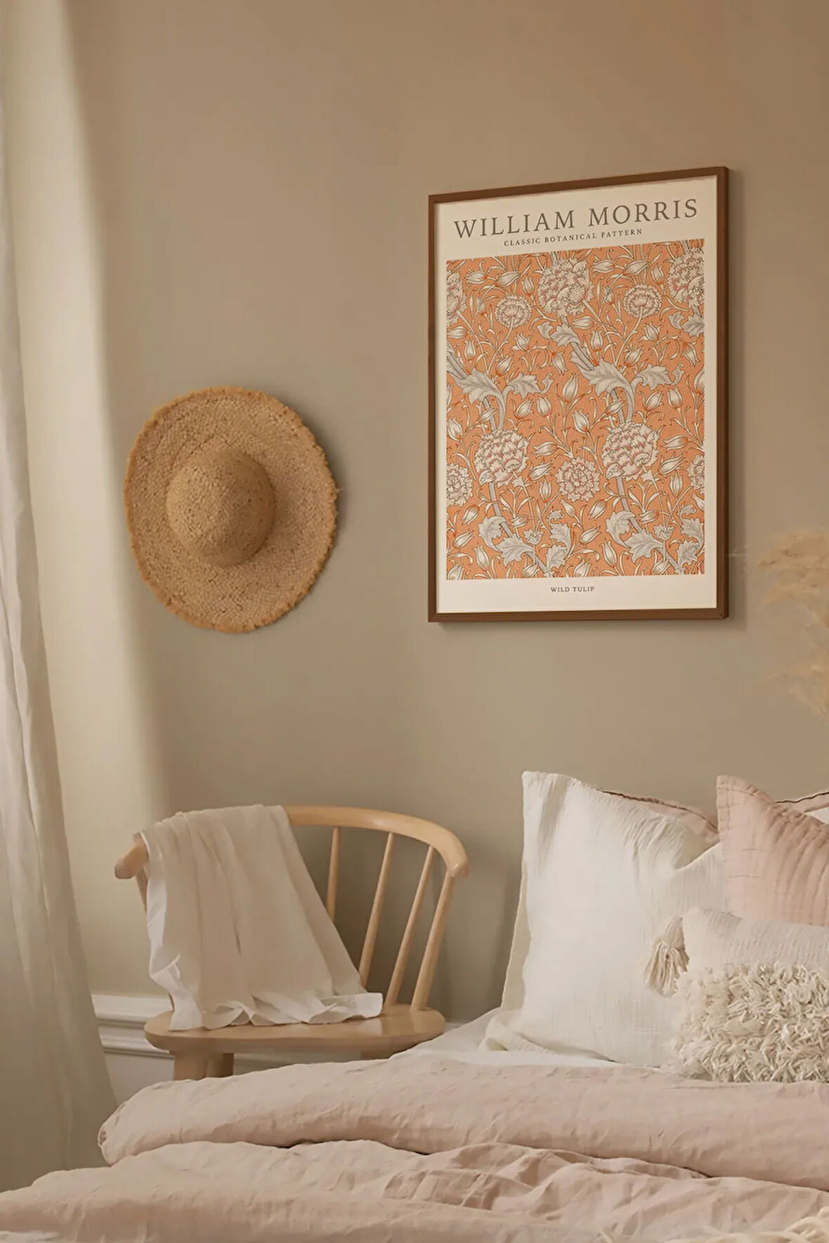 Tek Parça Kahverengi Gerçek Ahşap Çerçeveli Tablo Seti - Model 42