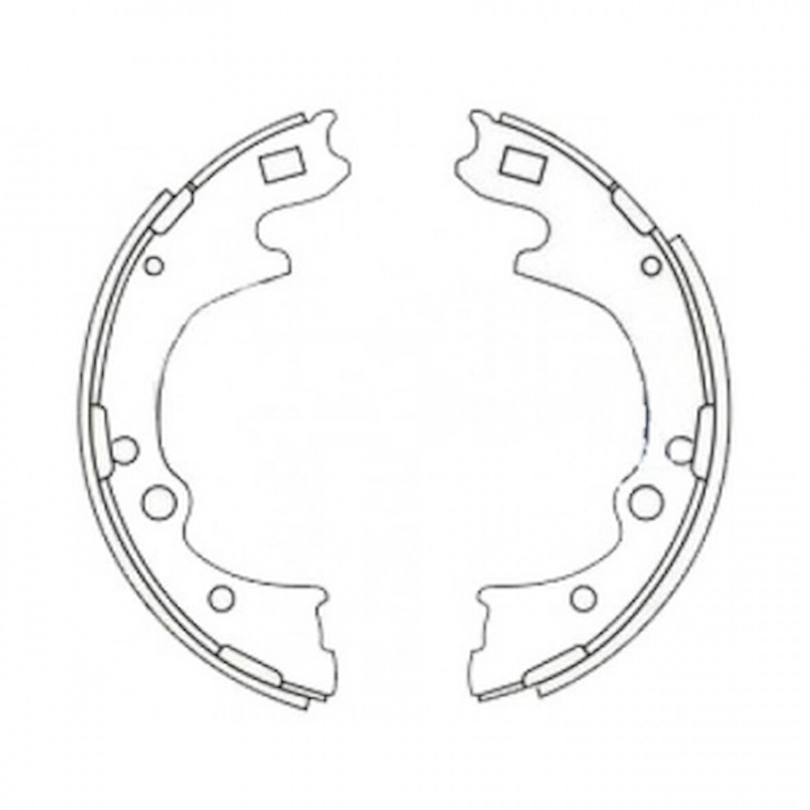 Hyundaı Ticarı Arka Fren Balatası Pabuc Starex Kamyonet Libero 2004> - Braxıs Ac0082