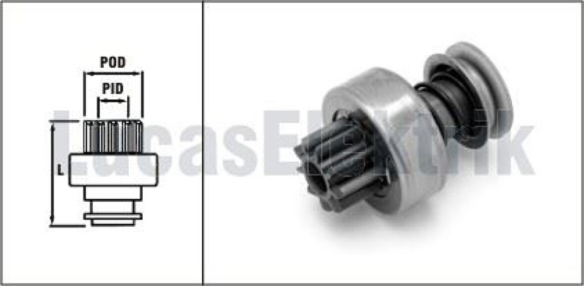 Mercedes Truck Mars Dislisi 9dis (0105) Mercedes 302 Y,m, Mf - Lucas Sdr1006