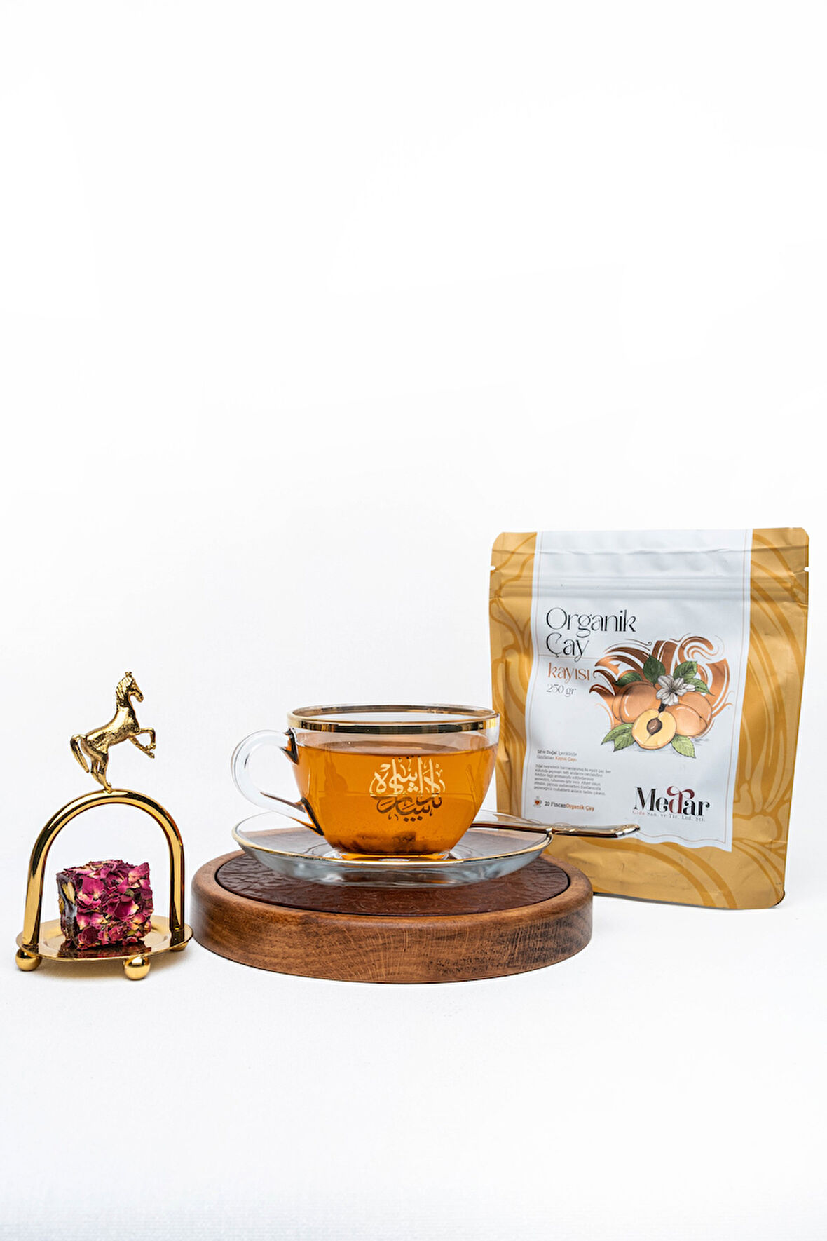 Gerçek Meyve Parçacıklı Organik Kayısı Çayı 250 gr